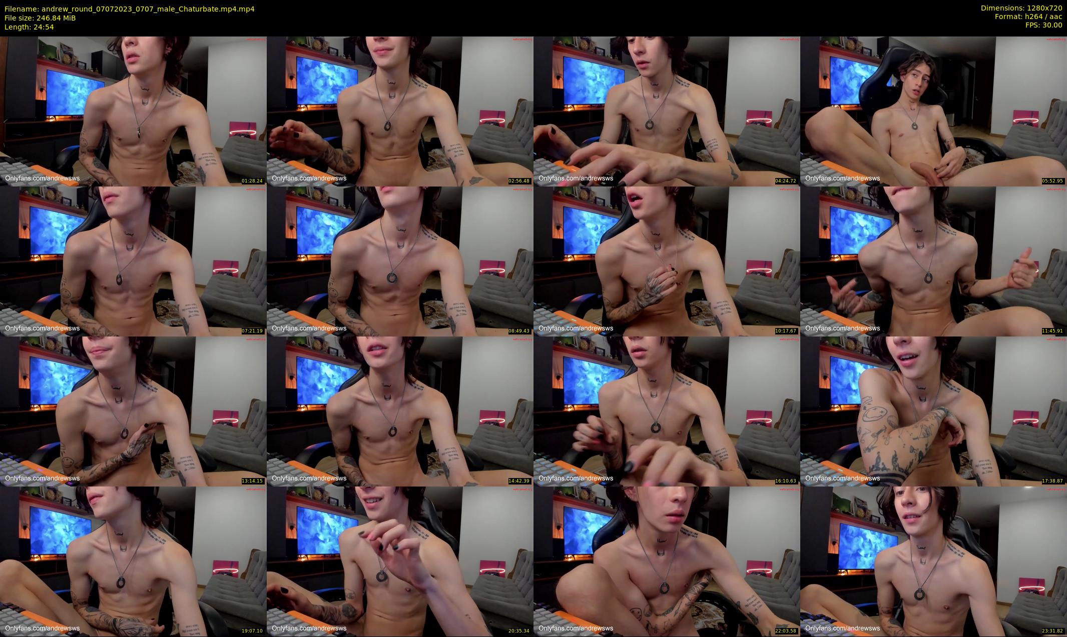 andrew_round — 25 minute Chaturbate male cam show recording, 720p, Jul 7, 2023