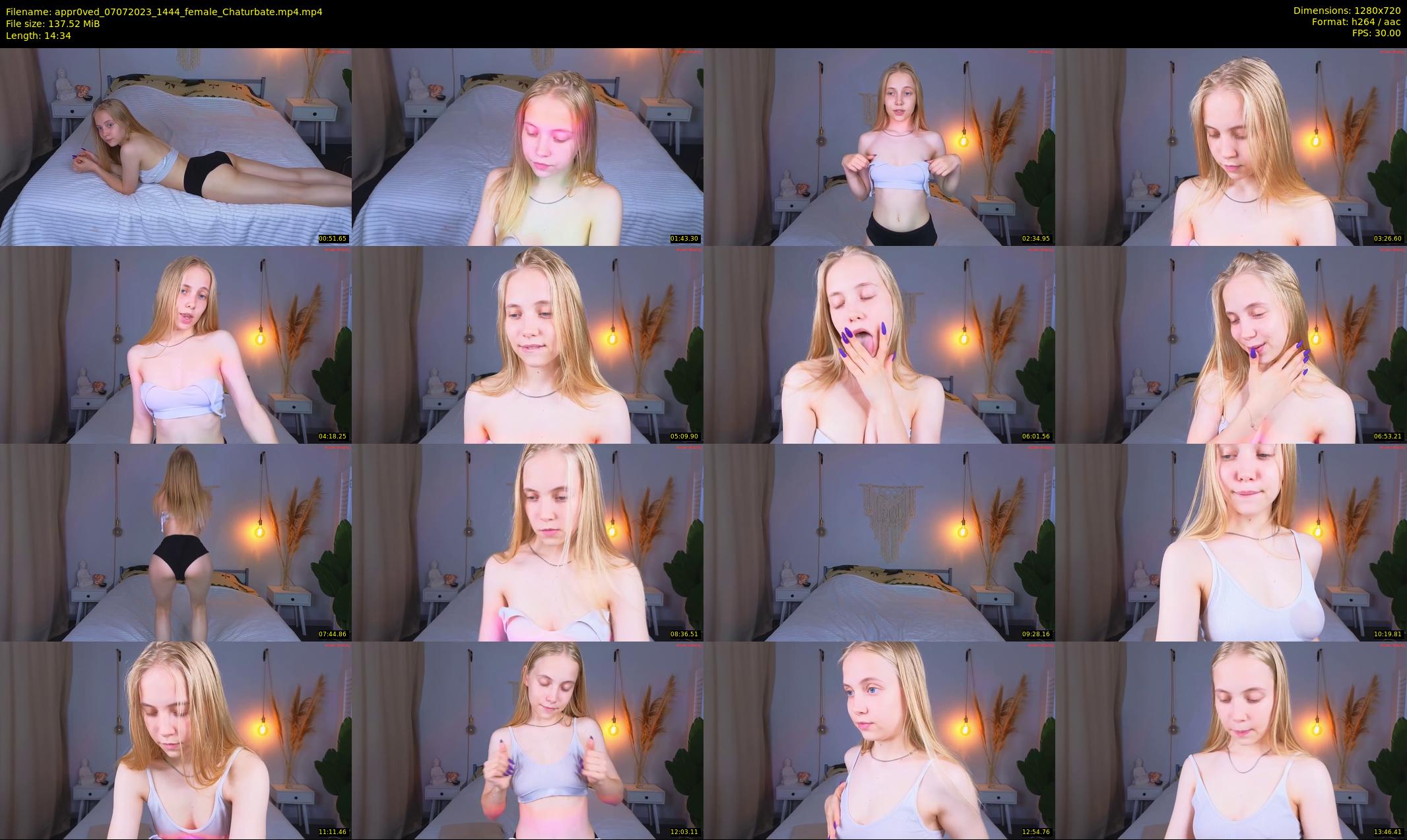 appr0ved — 15 minute Chaturbate female cam show recording, 720p, Jul 7, 2023