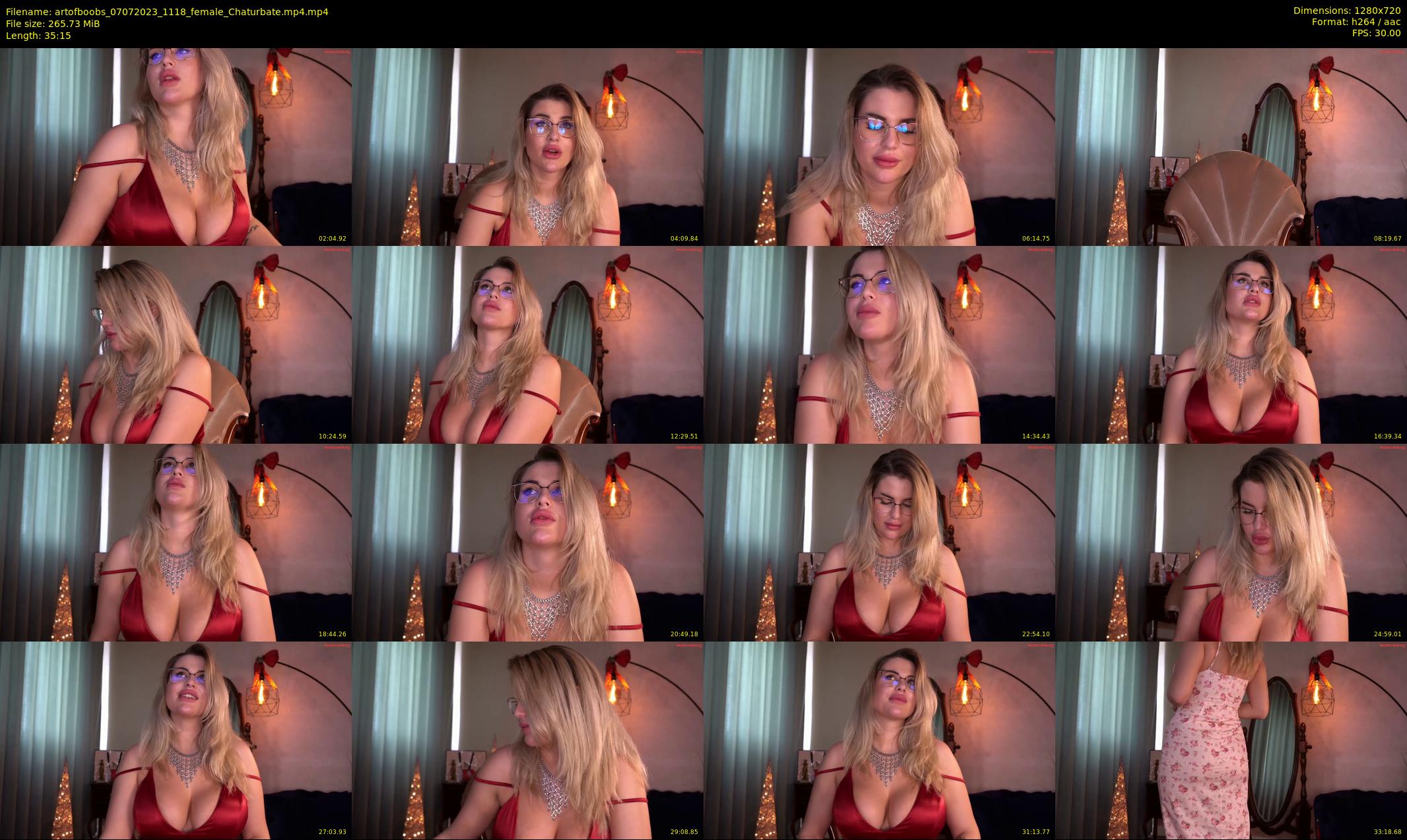 artofboobs — 36 minute Chaturbate female cam show recording, 720p, Jul 7, 2023