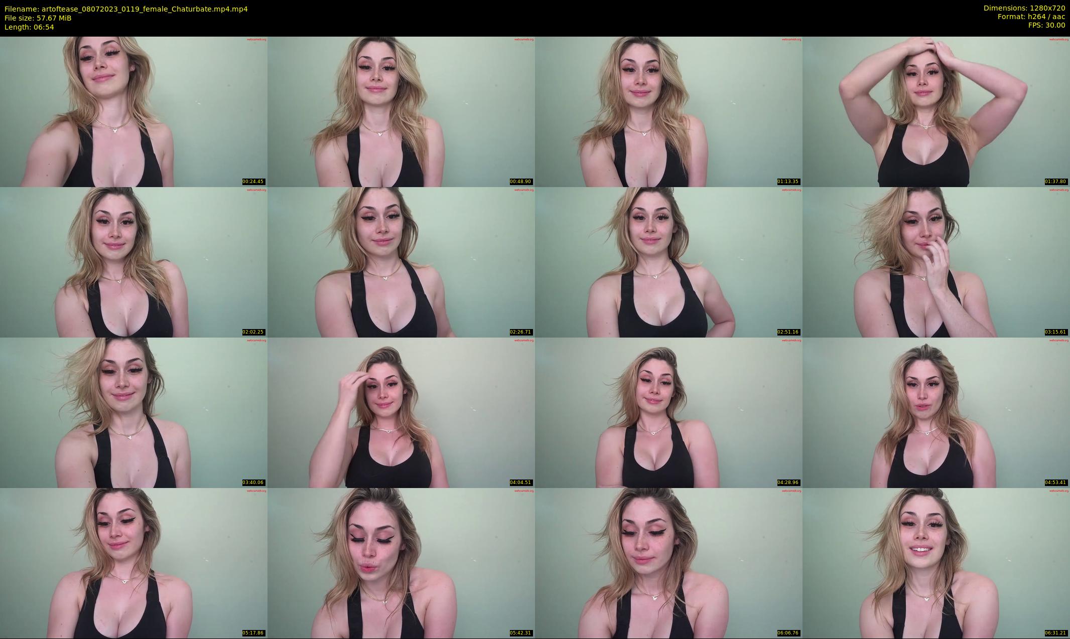 artoftease — 7 minute Chaturbate female cam show recording, 720p, Jul 8, 2023