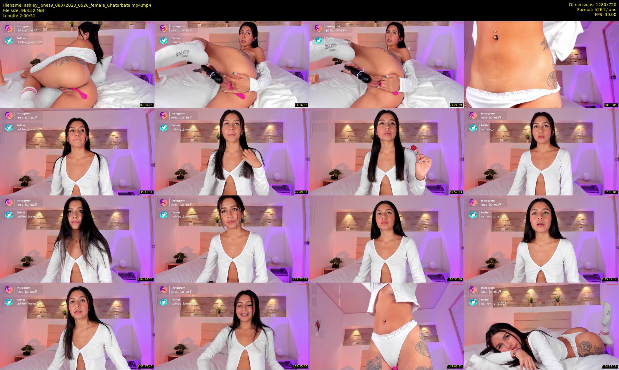 ashley_jones9 — 121 minute Chaturbate female cam show recording, 720p, Jul 8, 2023
