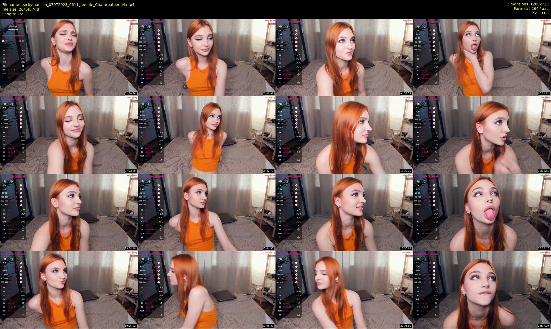 beckymadson — 26 minute Chaturbate female cam show recording, 720p, Jul 7, 2023
