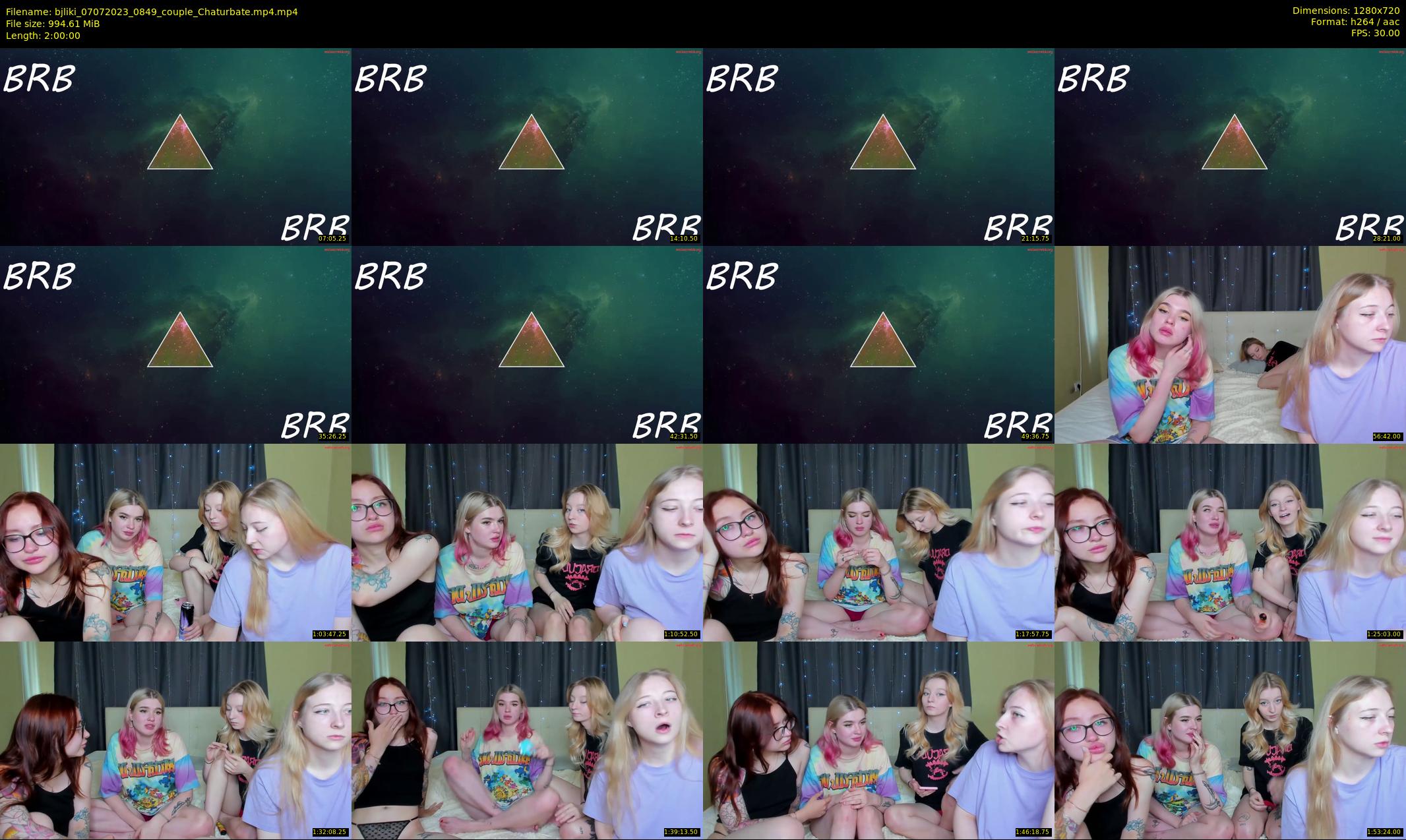 bjliki — 120 minute Chaturbate couple cam show recording, 720p, Jul 7, 2023