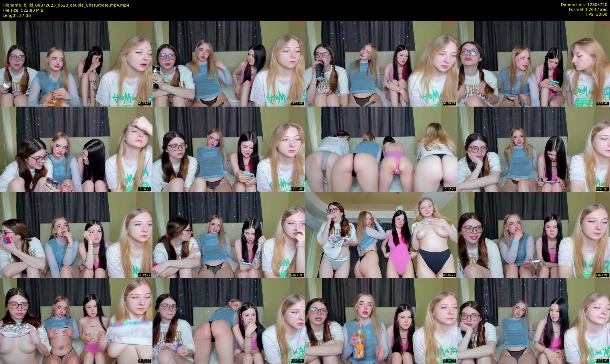 bjliki — 38 minute Chaturbate couple cam show recording, 720p, Jul 8, 2023