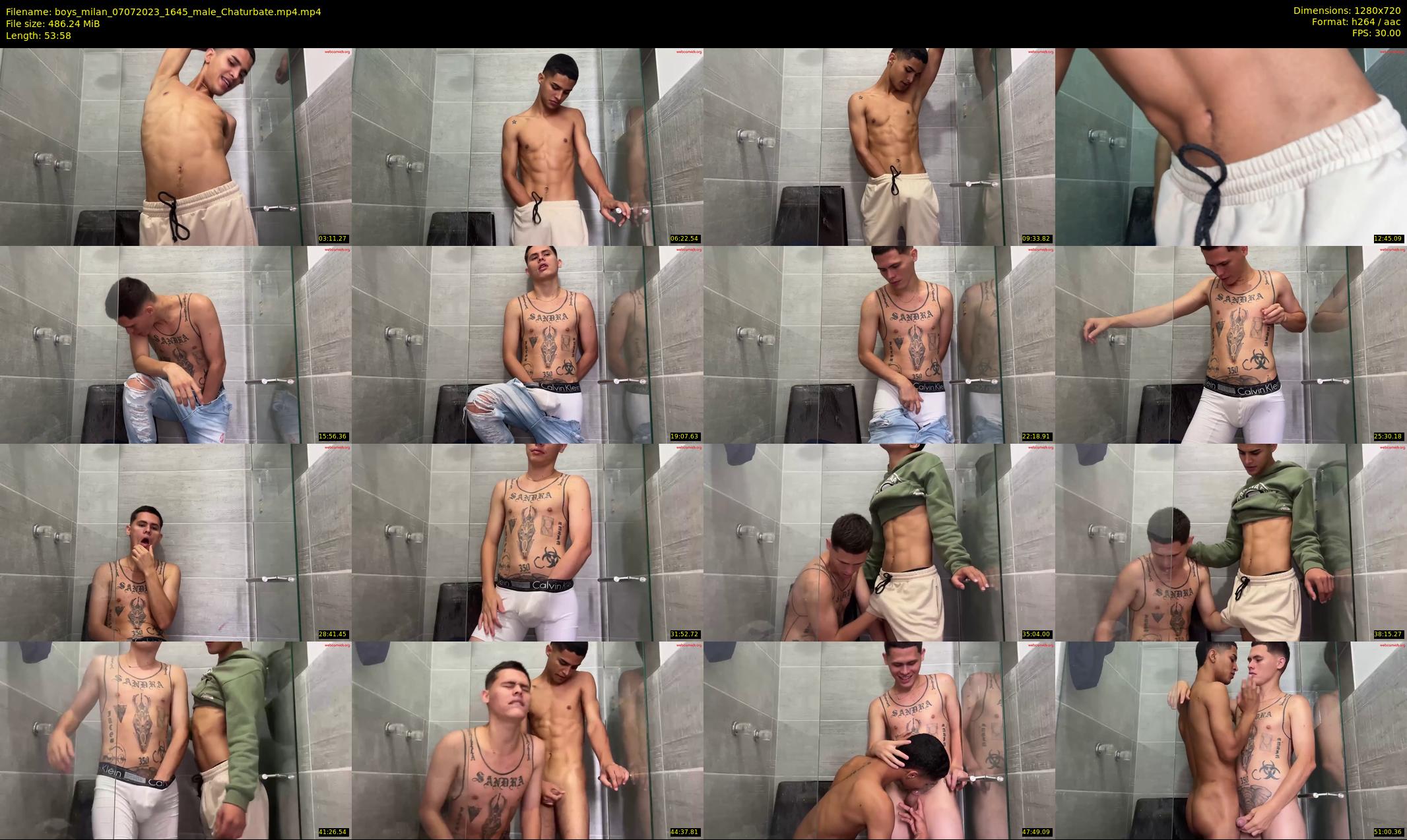boys_milan — 54 minute Chaturbate male cam show recording, 720p, Jul 7, 2023