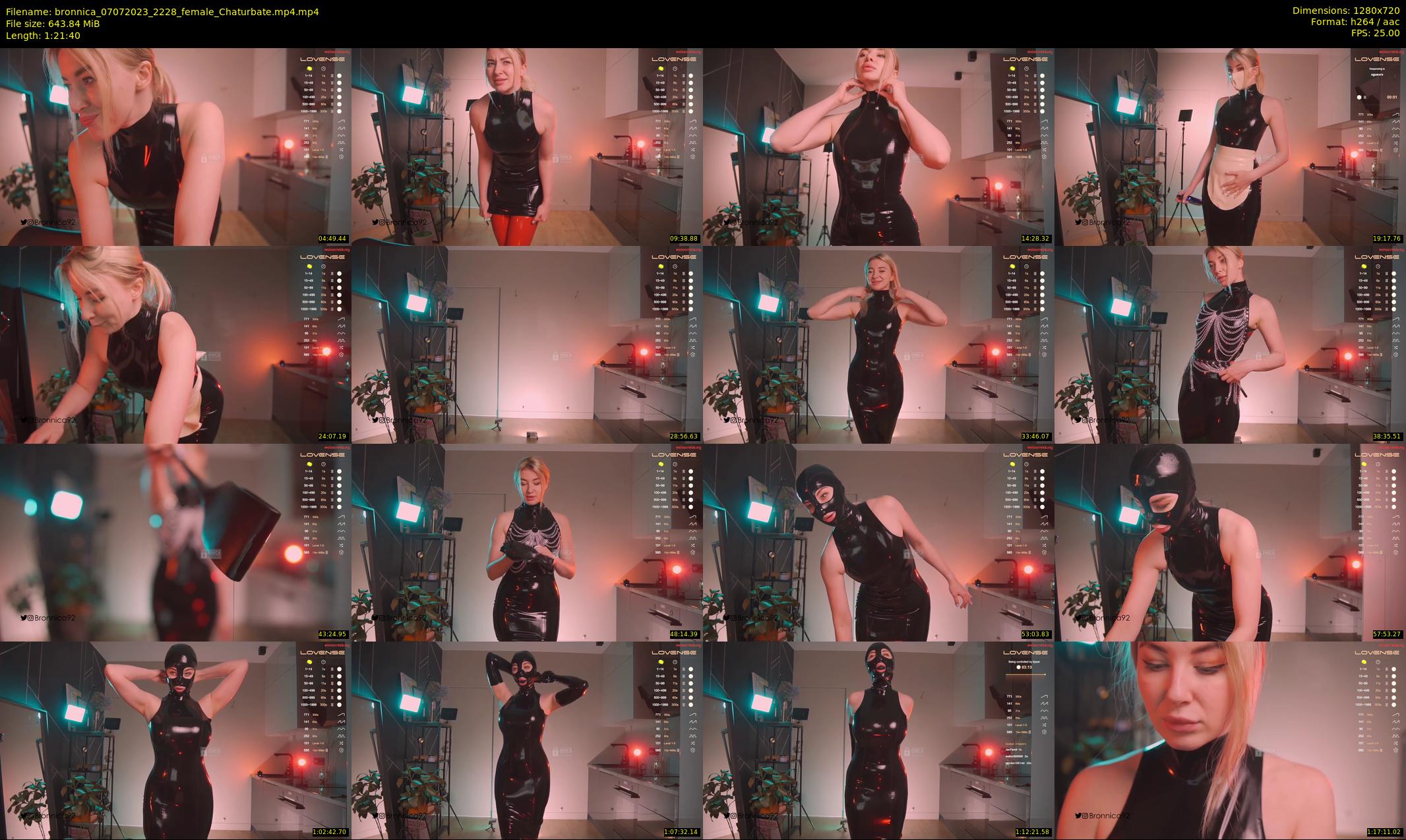 bronnica — 82 minute Chaturbate female cam show recording, 720p, Jul 7, 2023
