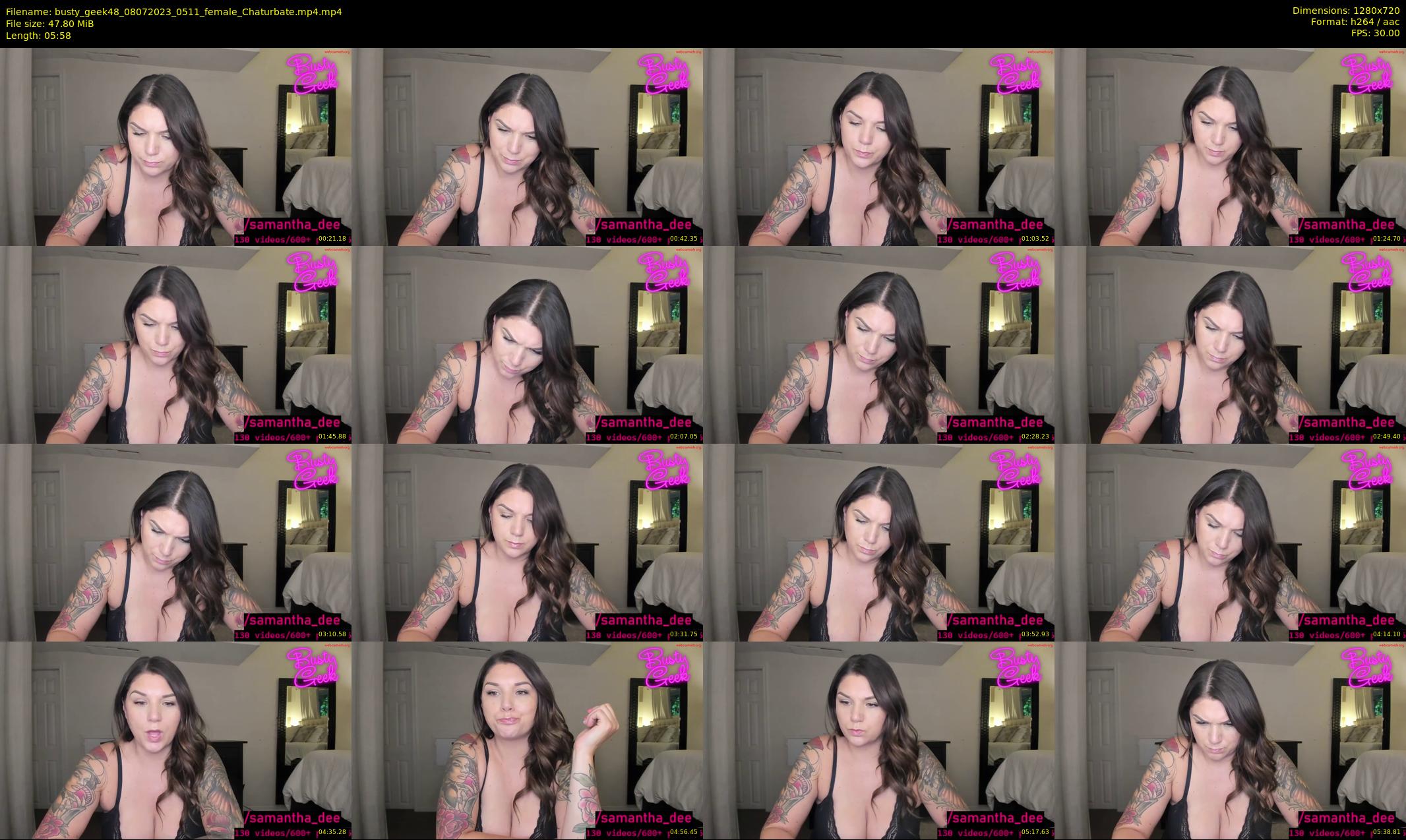 busty_geek48 — 6 minute Chaturbate female cam show recording, 720p, Jul 8, 2023