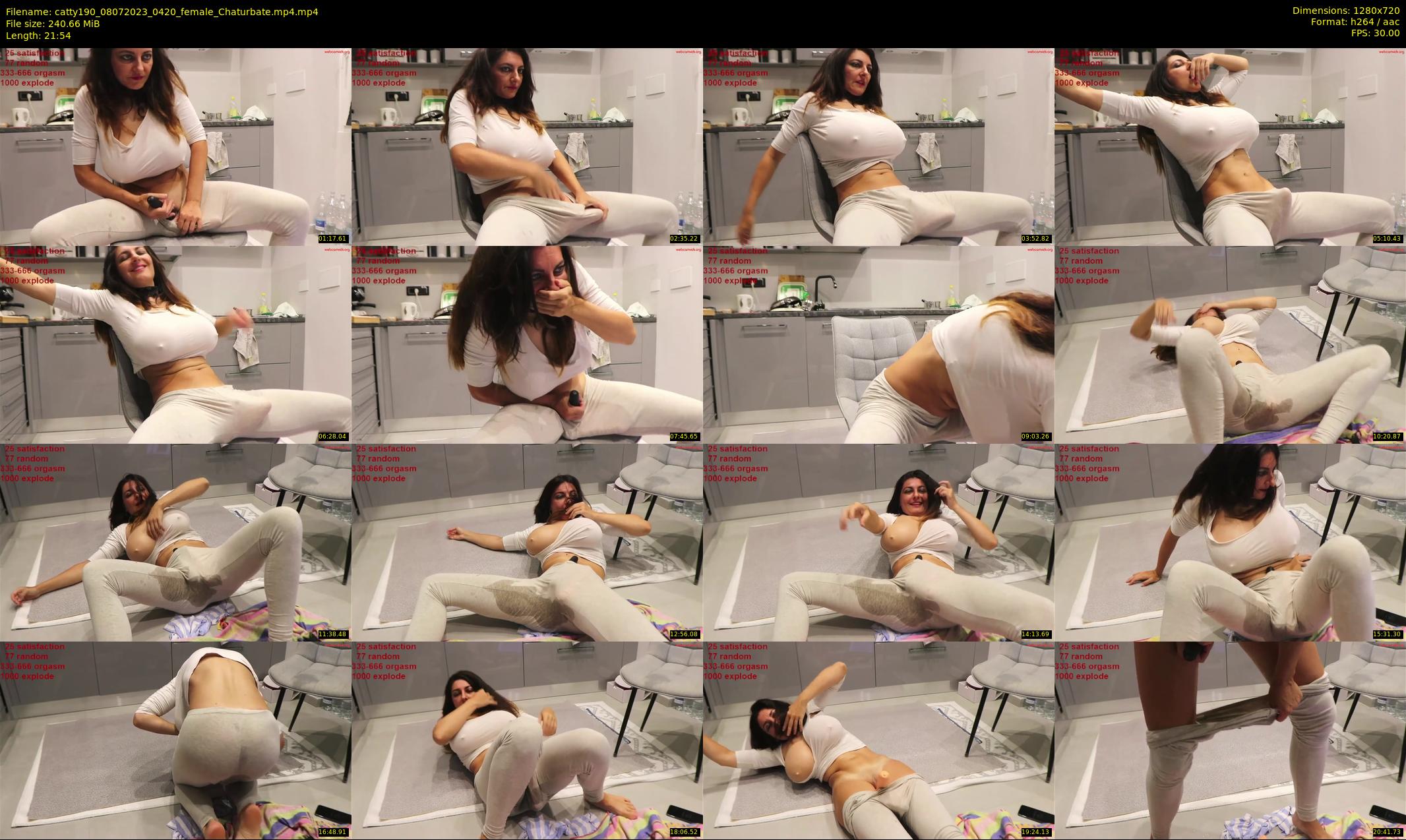 catty190 — 22 minute Chaturbate female cam show recording, 720p, Jul 8, 2023
