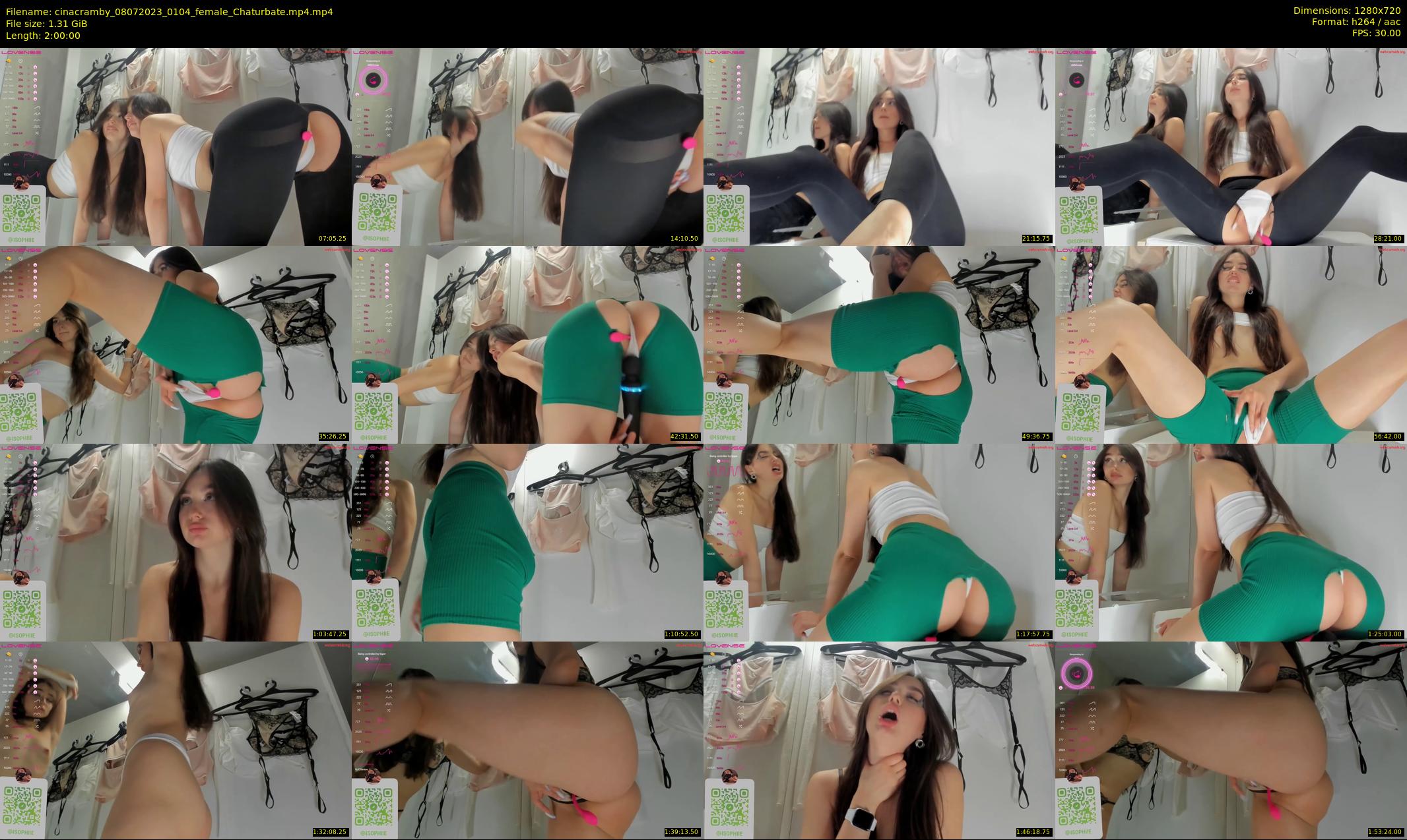 cinacramby — 120 minute Chaturbate female cam show recording, 720p, Jul 8, 2023