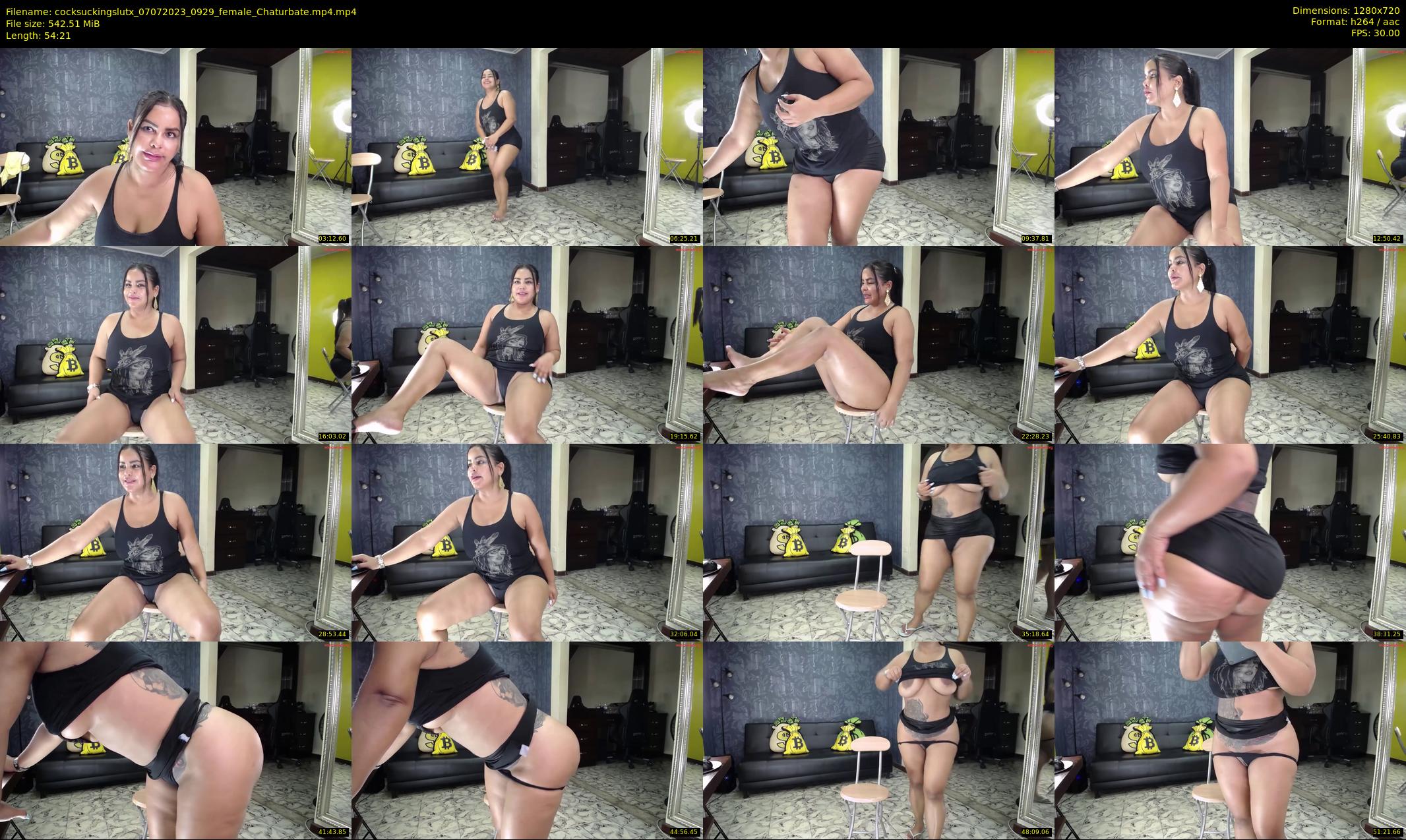cocksuckingslutx — 55 minute Chaturbate female cam show recording, 720p, Jul 7, 2023