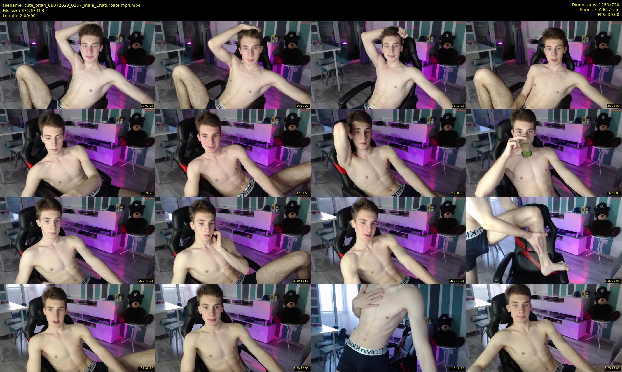 cute_brian — 120 minute Chaturbate male cam show recording, 720p, Jul 8, 2023