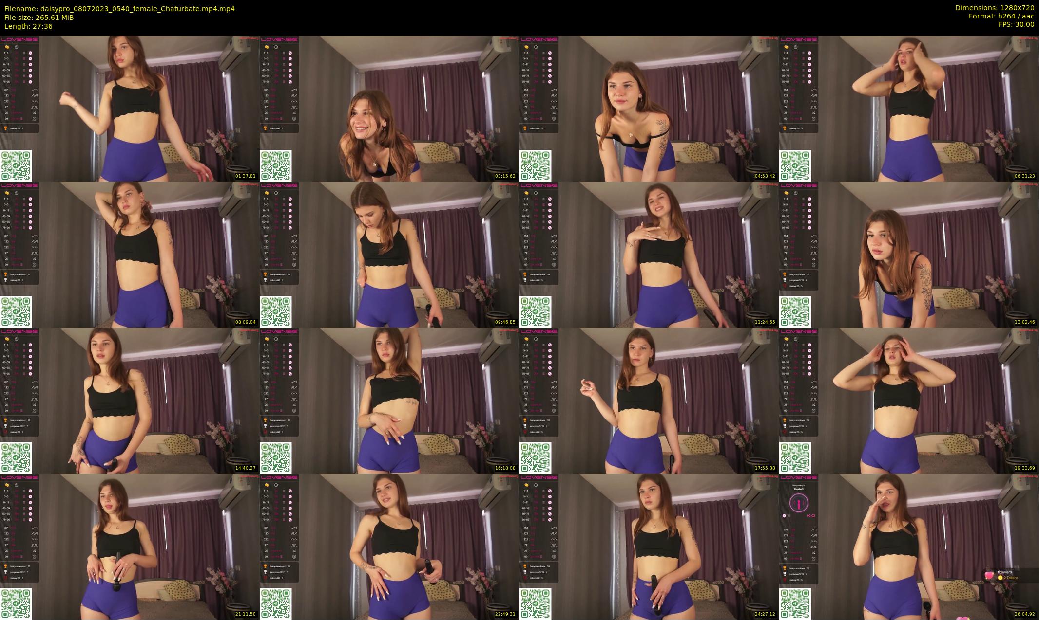 daisypro — 28 minute Chaturbate couple cam show recording, 720p, Jul 8, 2023