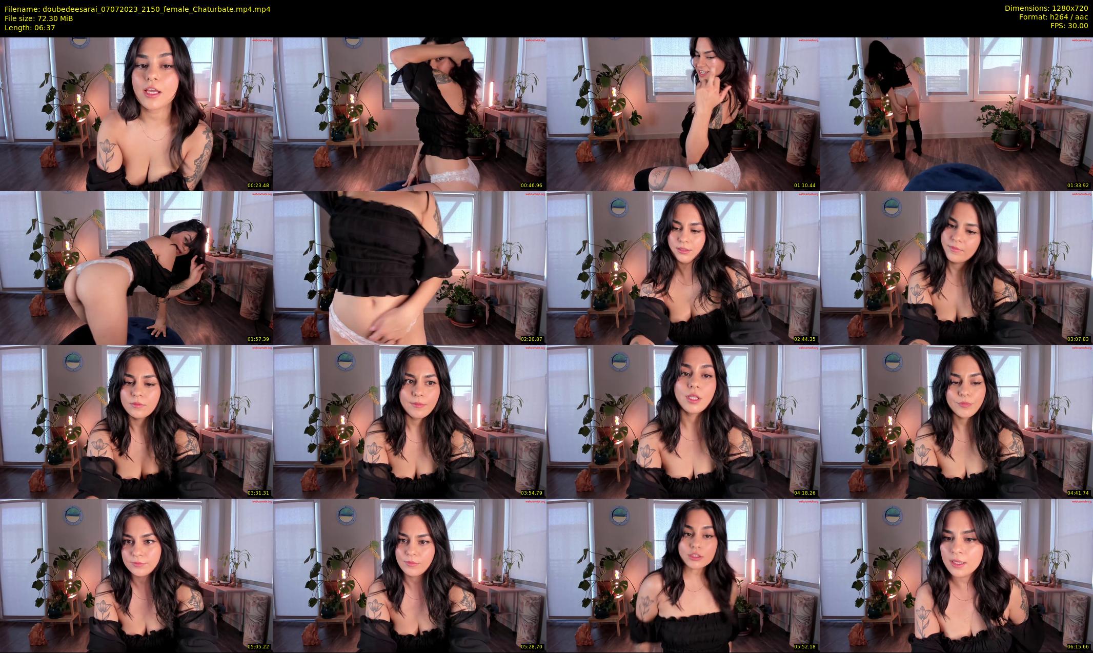 doubedeesarai — 7 minute Chaturbate female cam show recording, 720p, Jul 7, 2023
