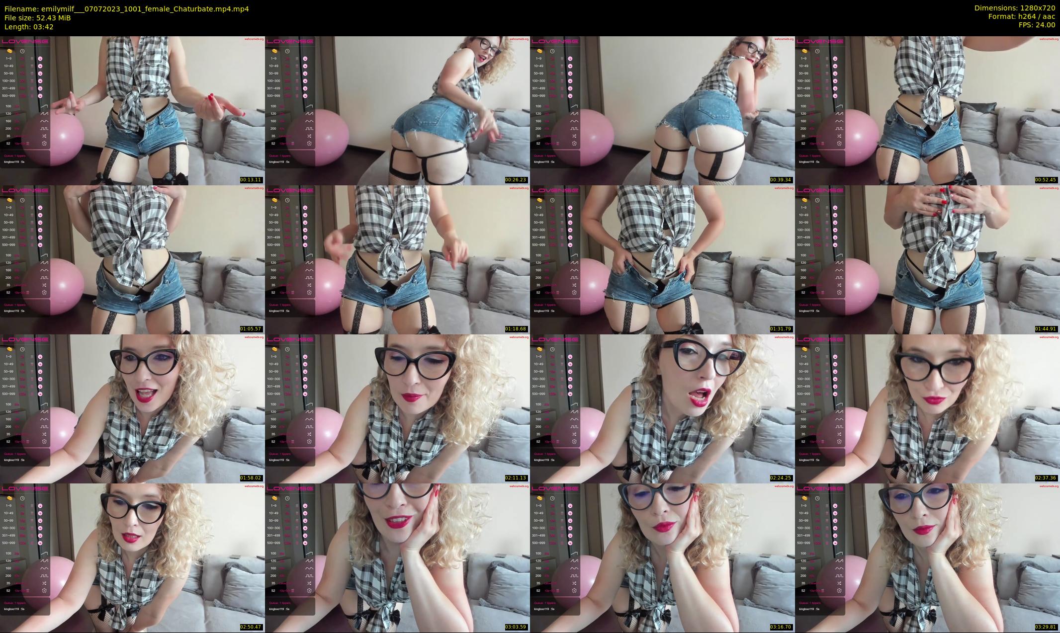 emilymilf__ — 4 minute Chaturbate female cam show recording, 720p, Jul 7, 2023