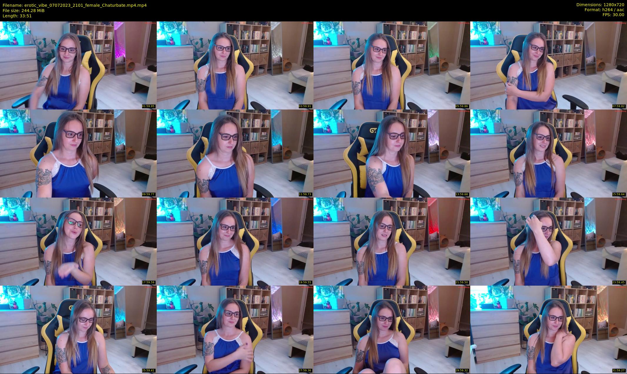 erotic_vibe — 34 minute Chaturbate female cam show recording, 720p, Jul 7, 2023