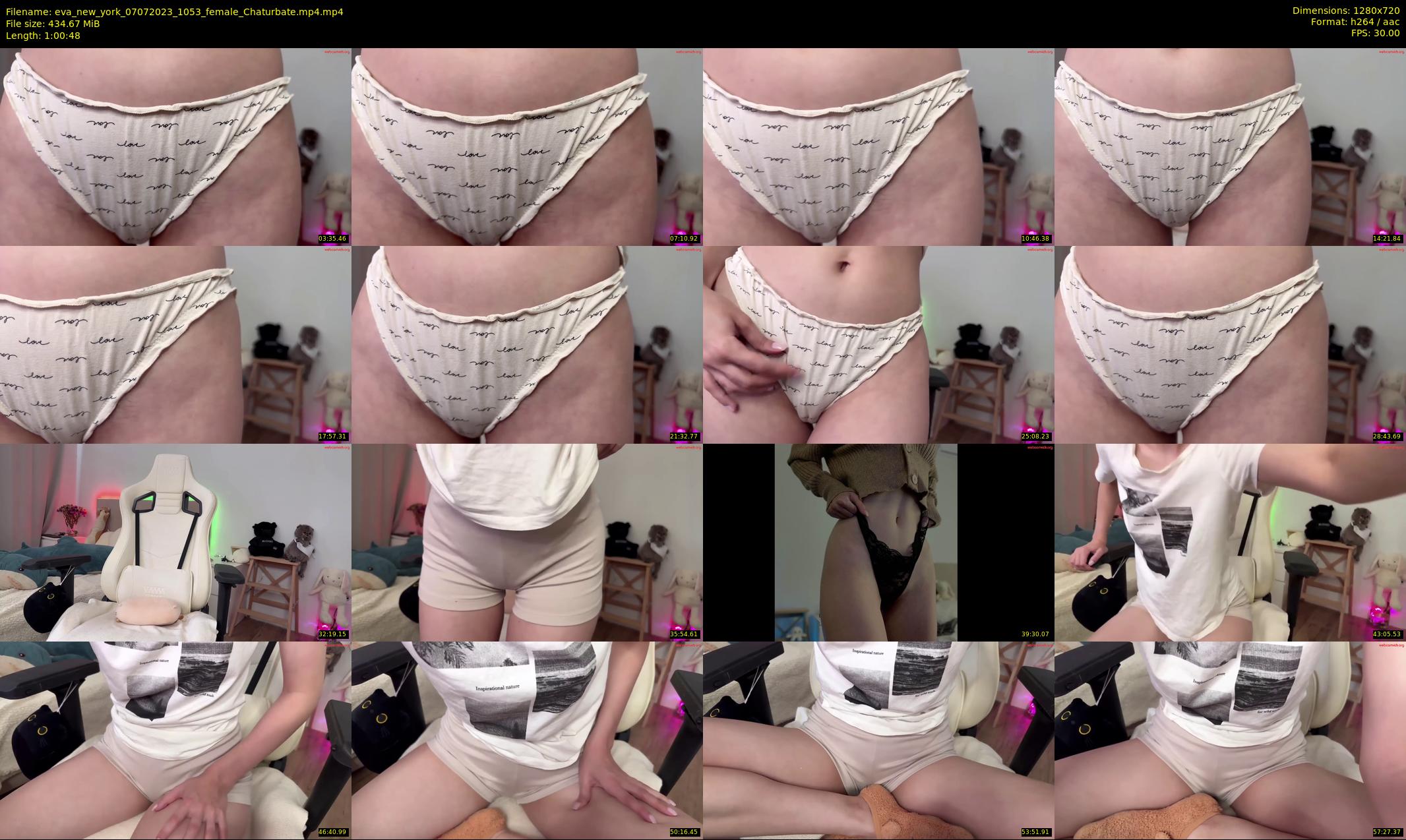 eva_new_york — 61 minute Chaturbate female cam show recording, 720p, Jul 7, 2023