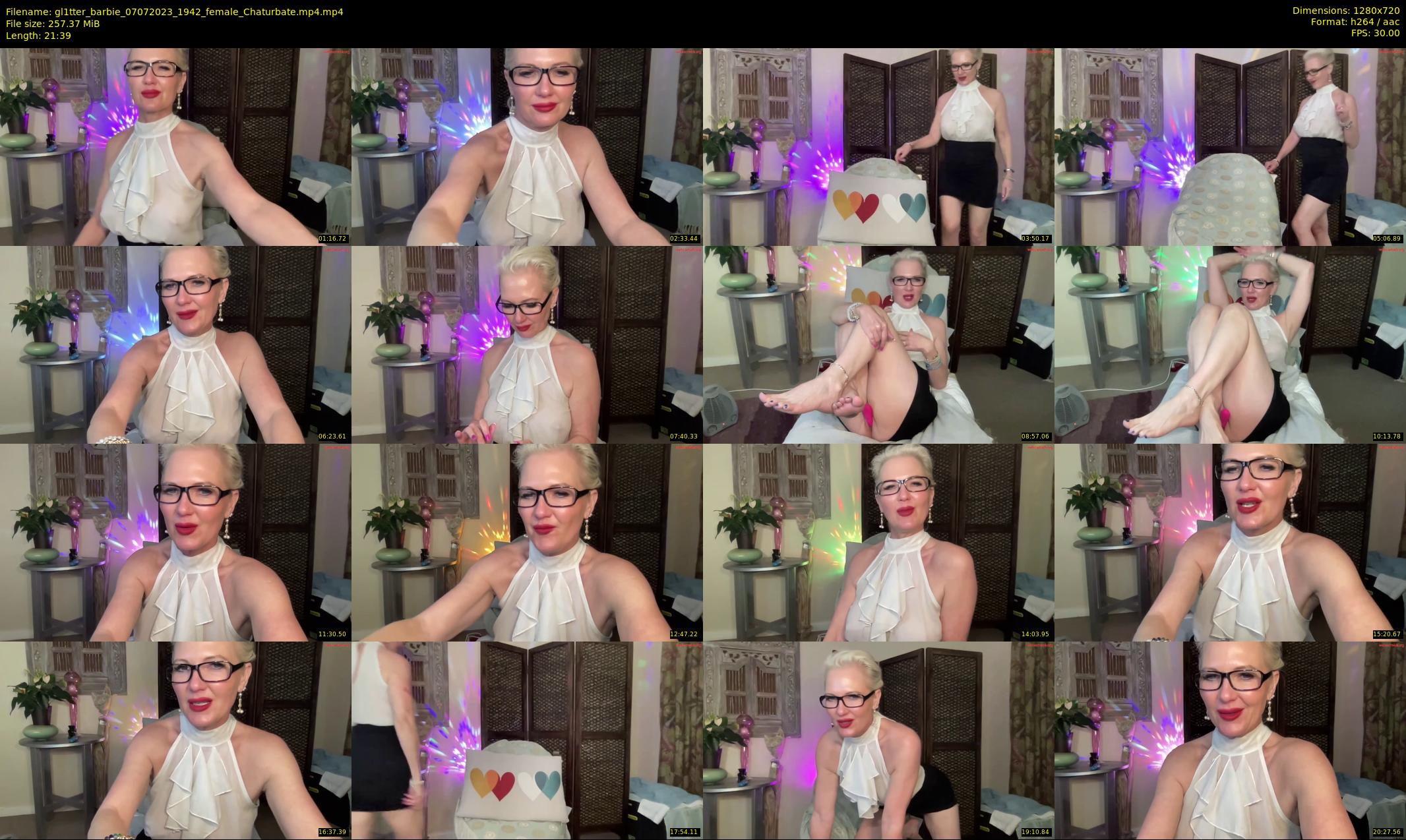 gl1tter_barbie — 22 minute Chaturbate female cam show recording, 720p, Jul 7, 2023