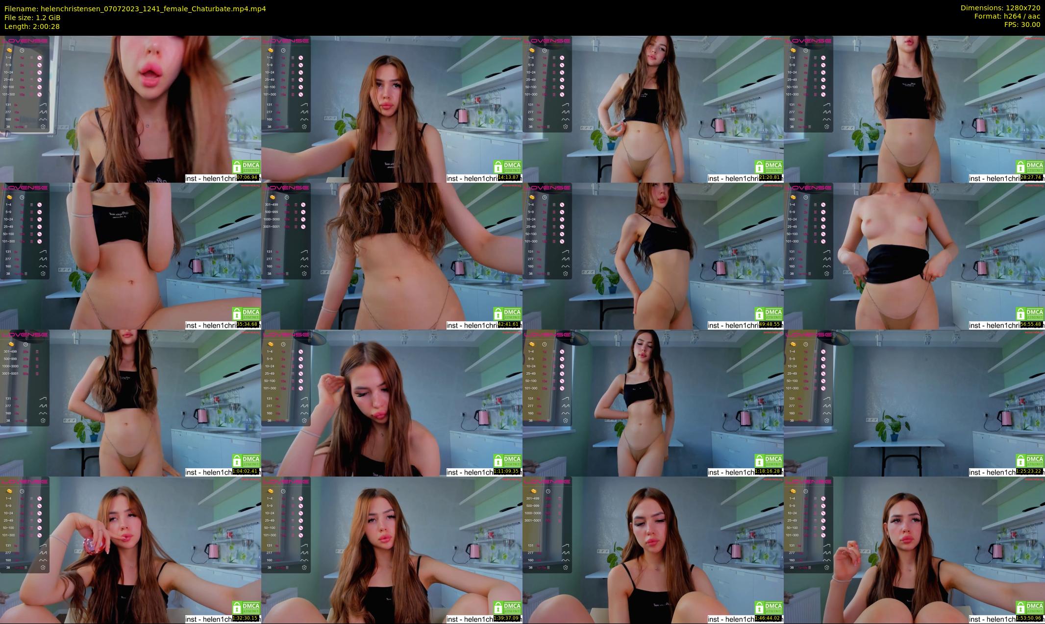 helenchristensen — 121 minute Chaturbate female cam show recording, 720p, Jul 7, 2023