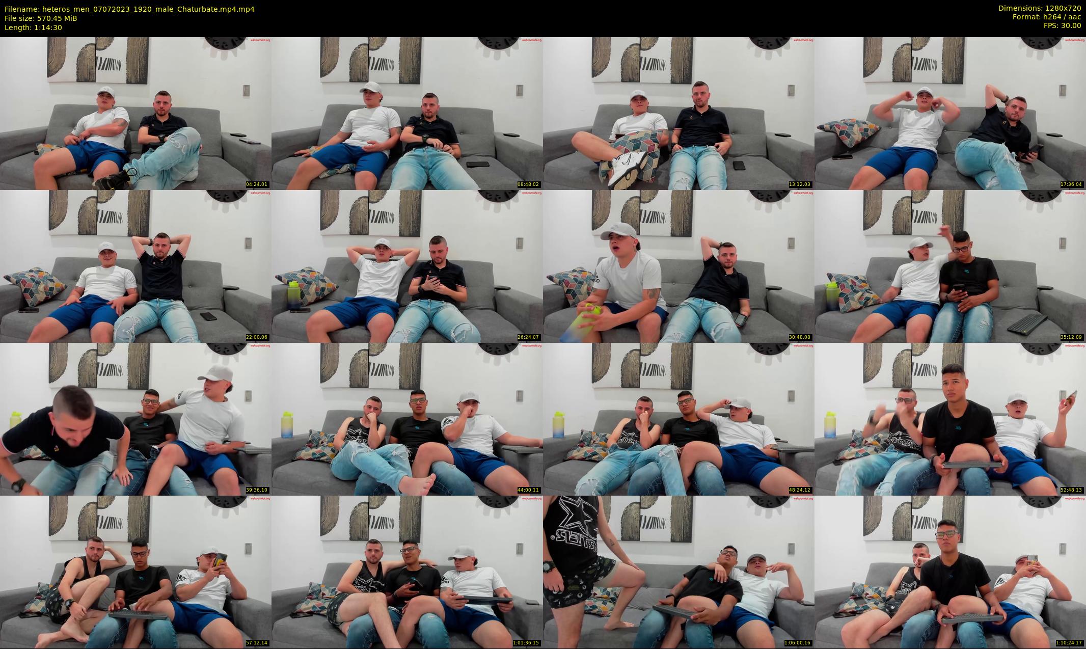 heteros_men — 75 minute Chaturbate male cam show recording, 720p, Jul 7, 2023