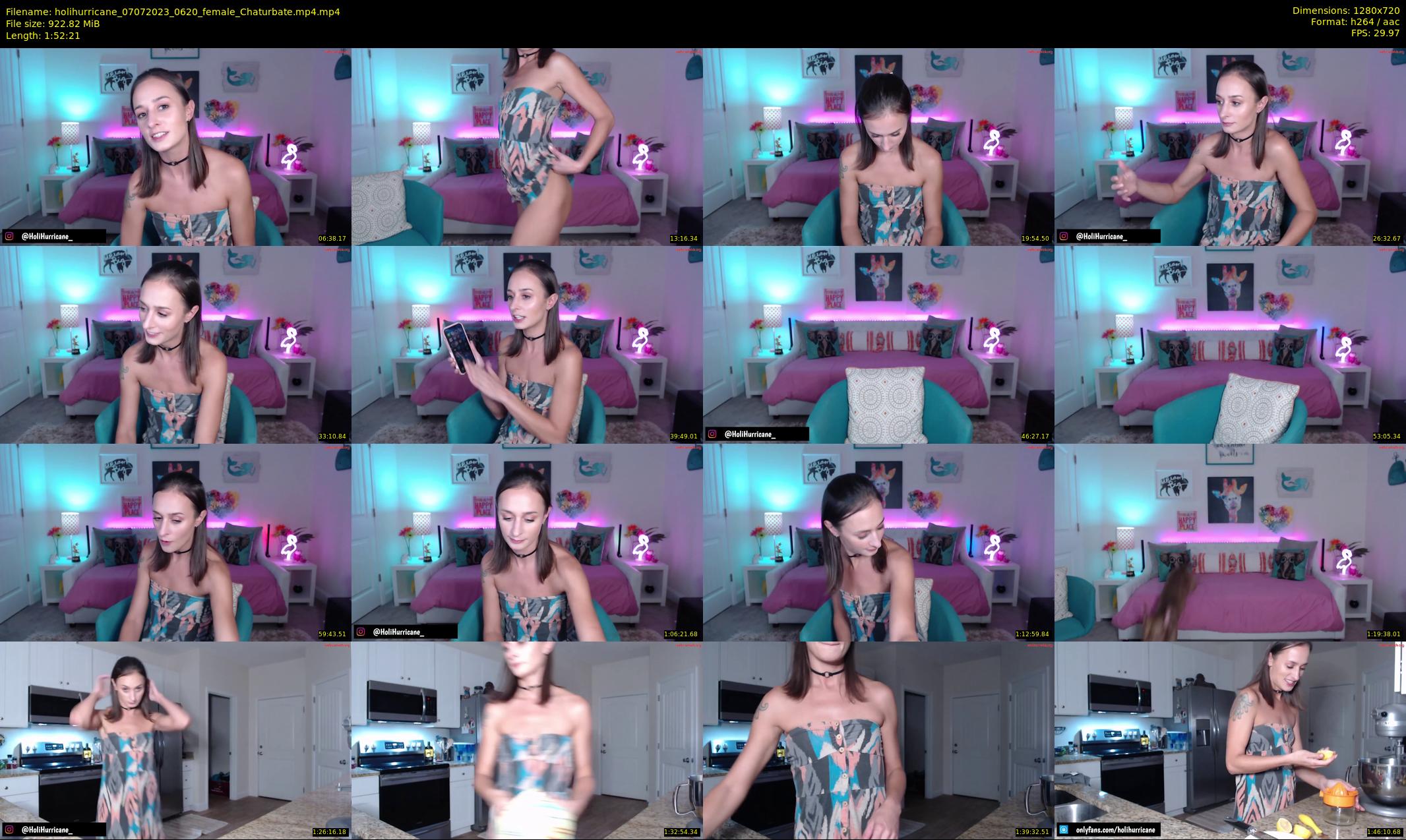 holihurricane — 113 minute Chaturbate female cam show recording, 720p, Jul 7, 2023