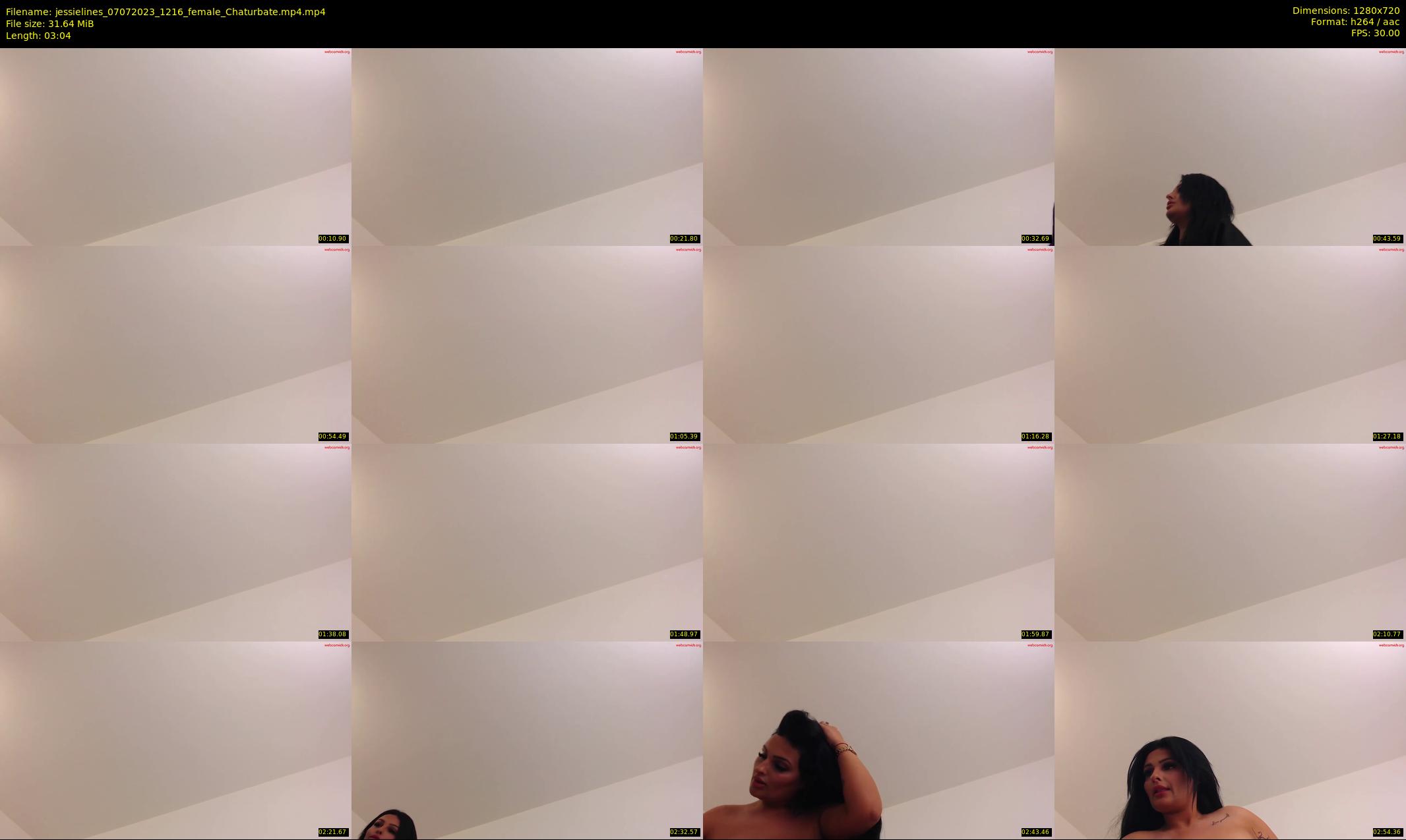 jessielines — 4 minute Chaturbate female cam show recording, 720p, Jul 7, 2023
