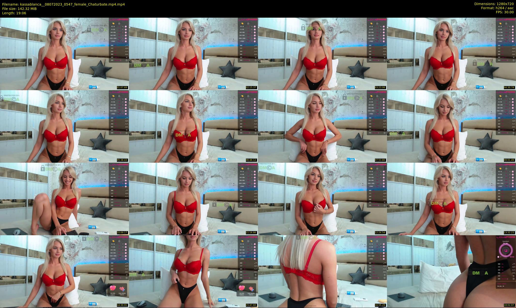 kassablanca_ — 20 minute Chaturbate female cam show recording, 720p, Jul 8, 2023