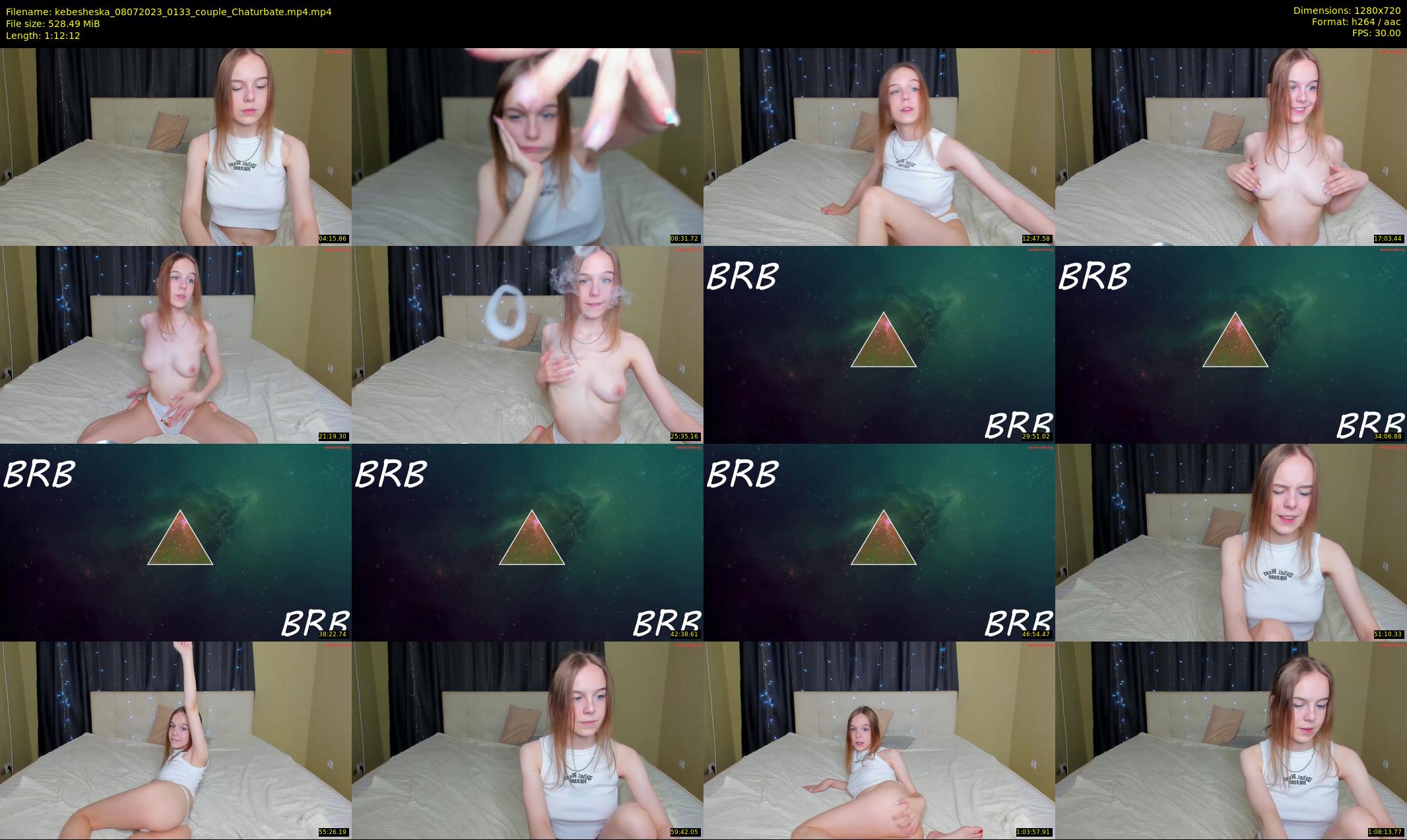 kebesheska — 73 minute Chaturbate couple cam show recording, 720p, Jul 8, 2023