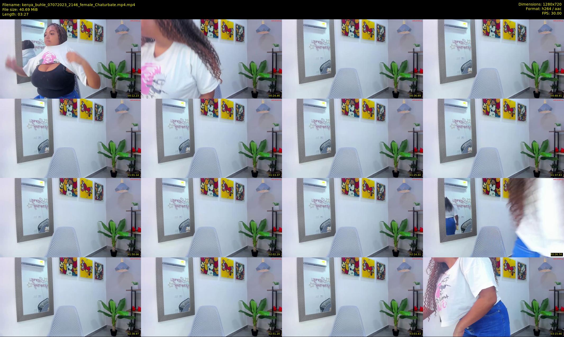kenya_buhle — 4 minute Chaturbate female cam show recording, 720p, Jul 7, 2023