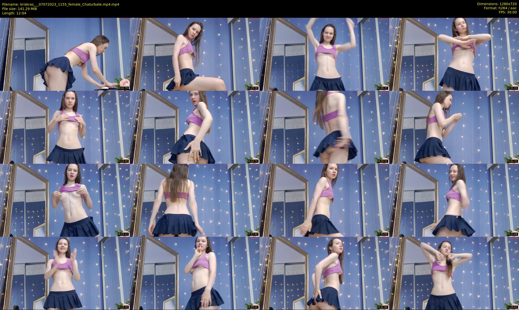 kriskras__ — 13 minute Chaturbate female cam show recording, 720p, Jul 7, 2023