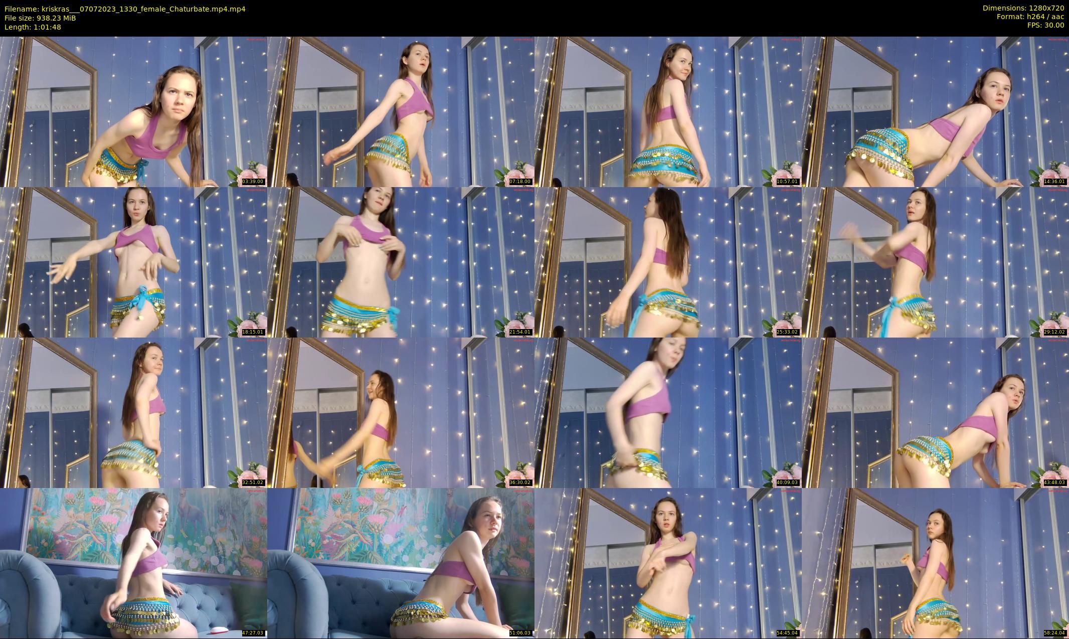 kriskras__ — 62 minute Chaturbate female cam show recording, 720p, Jul 7, 2023