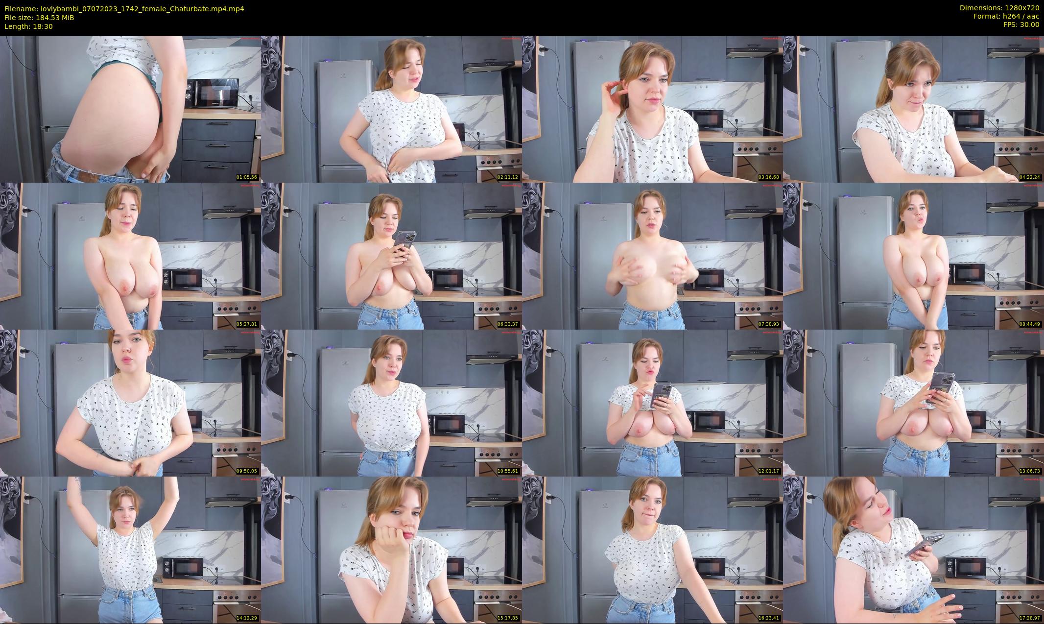 lovlybambi — 19 minute Chaturbate female cam show recording, 720p, Jul 7, 2023