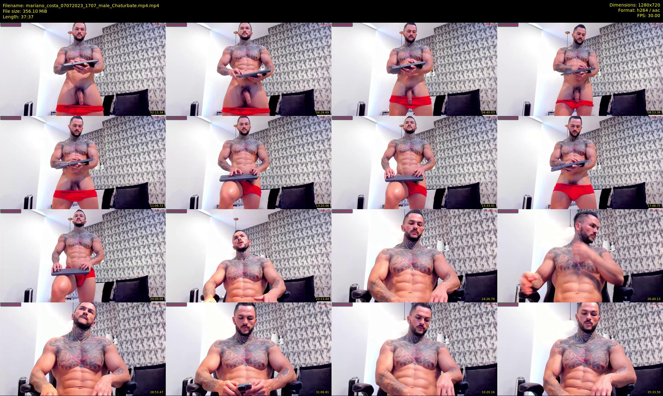mariano_costa — 38 minute Chaturbate male cam show recording, 720p, Jul 7, 2023