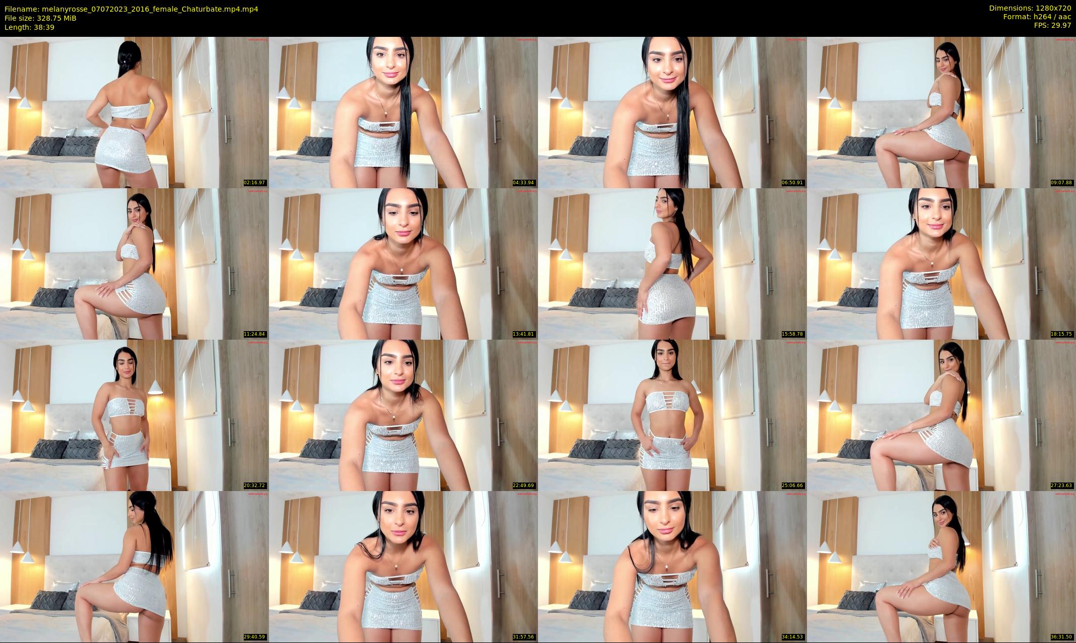 melanyrosse — 39 minute Chaturbate female cam show recording, 720p, Jul 7, 2023