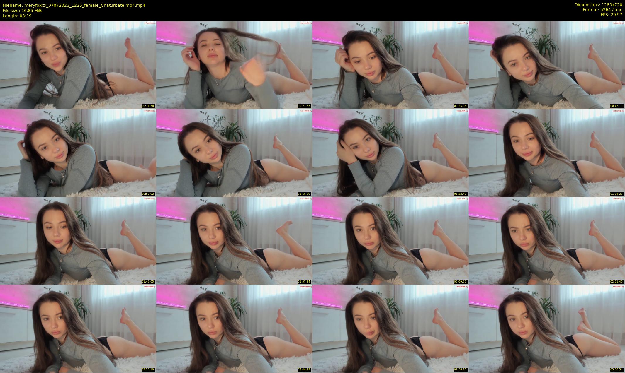 meryfoxxx — 4 minute Chaturbate female cam show recording, 720p, Jul 7, 2023