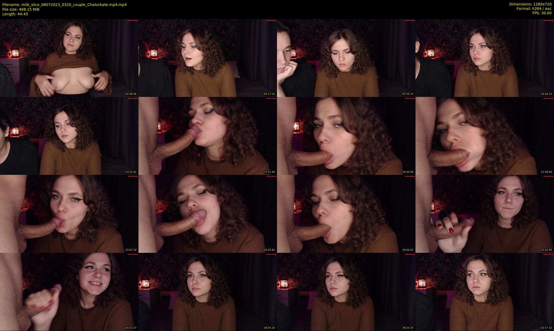 milk_slice — 45 minute Chaturbate couple cam show recording, 720p, Jul 8, 2023