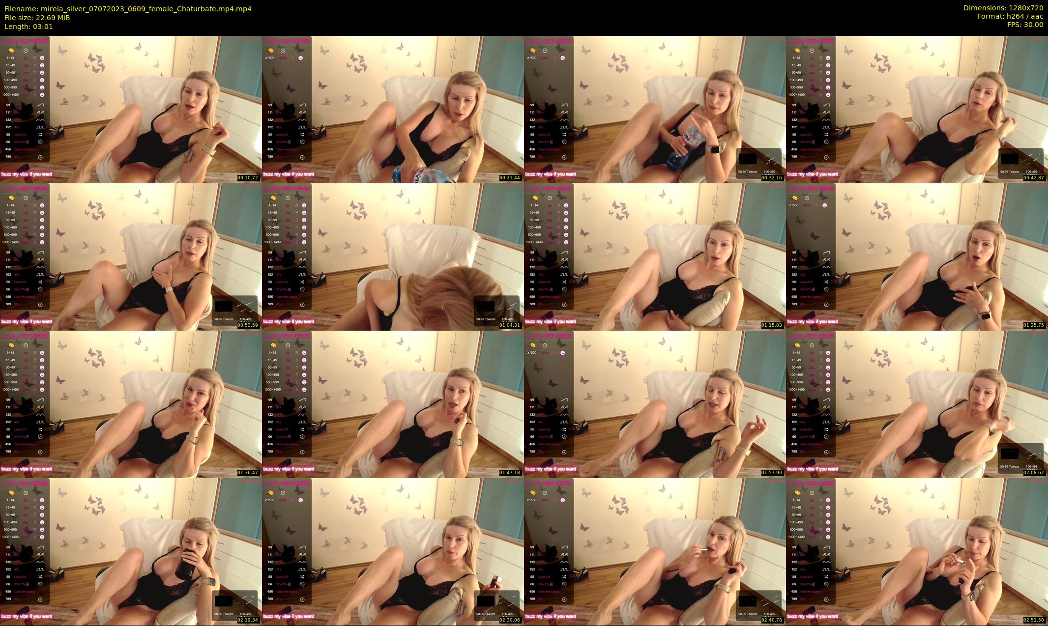mirela_silver — 4 minute Chaturbate female cam show recording, 720p, Jul 7, 2023