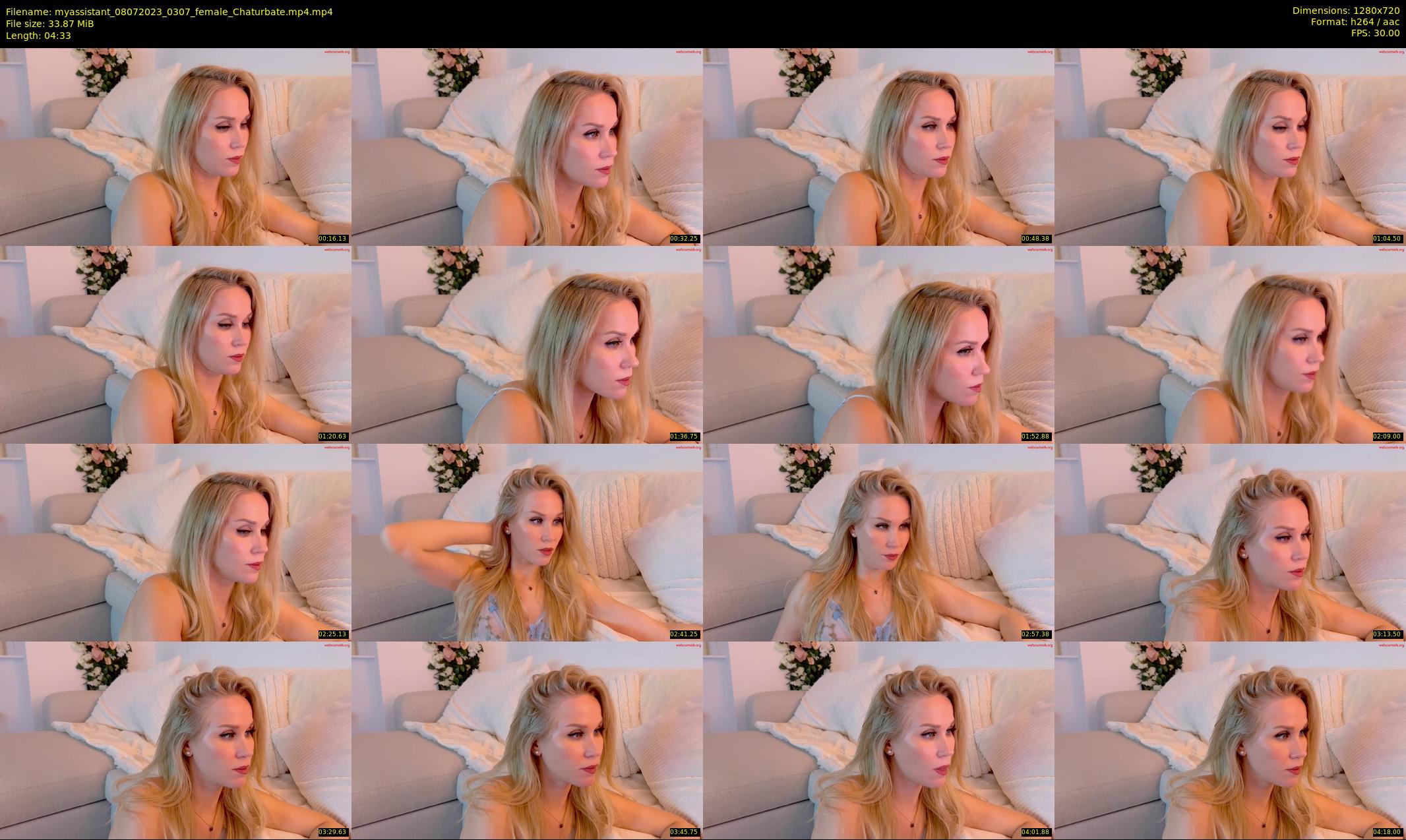 myassistant — 5 minute Chaturbate female cam show recording, 720p, Jul 8, 2023