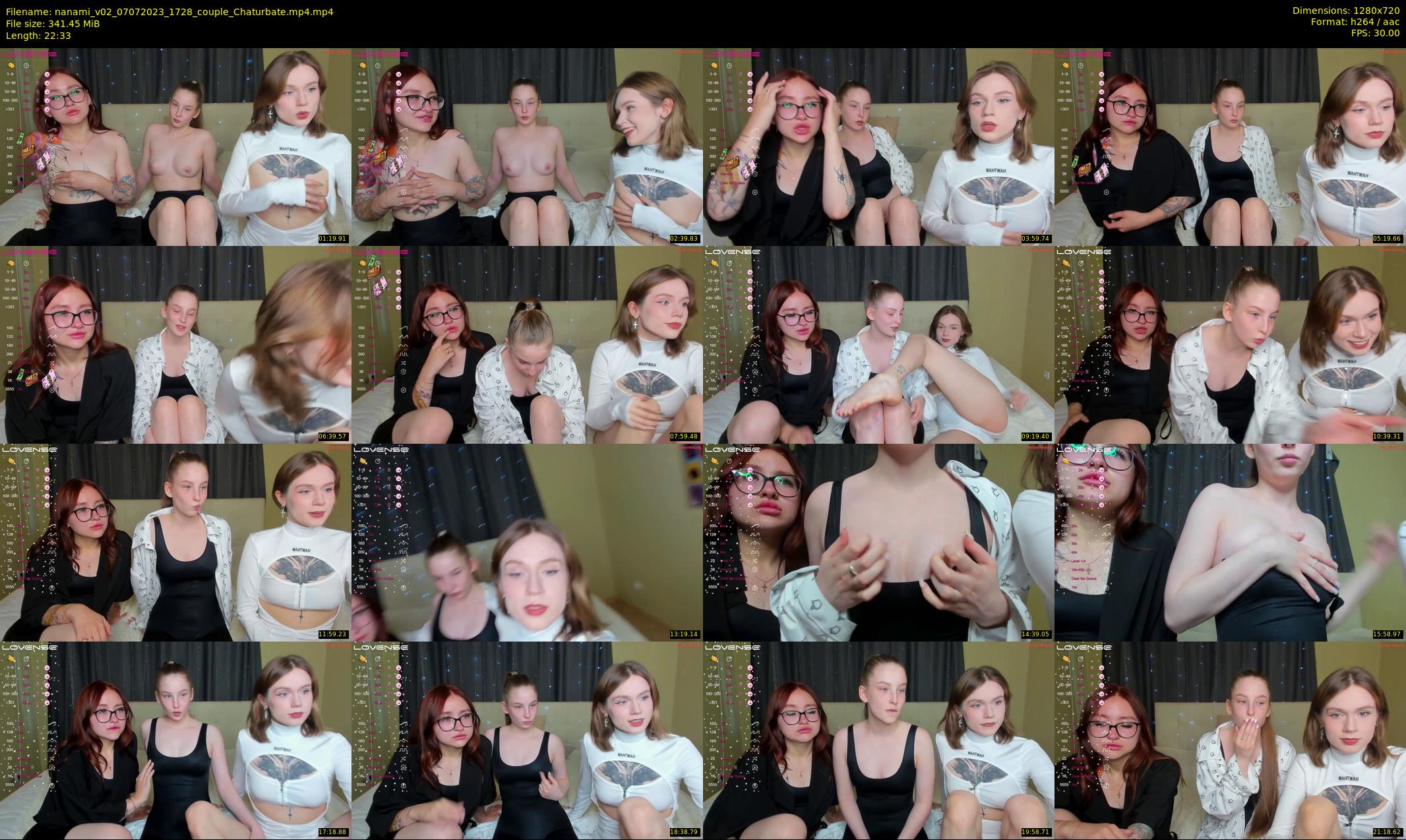 nanami_v02 — 23 minute Chaturbate couple cam show recording, 720p, Jul 7, 2023