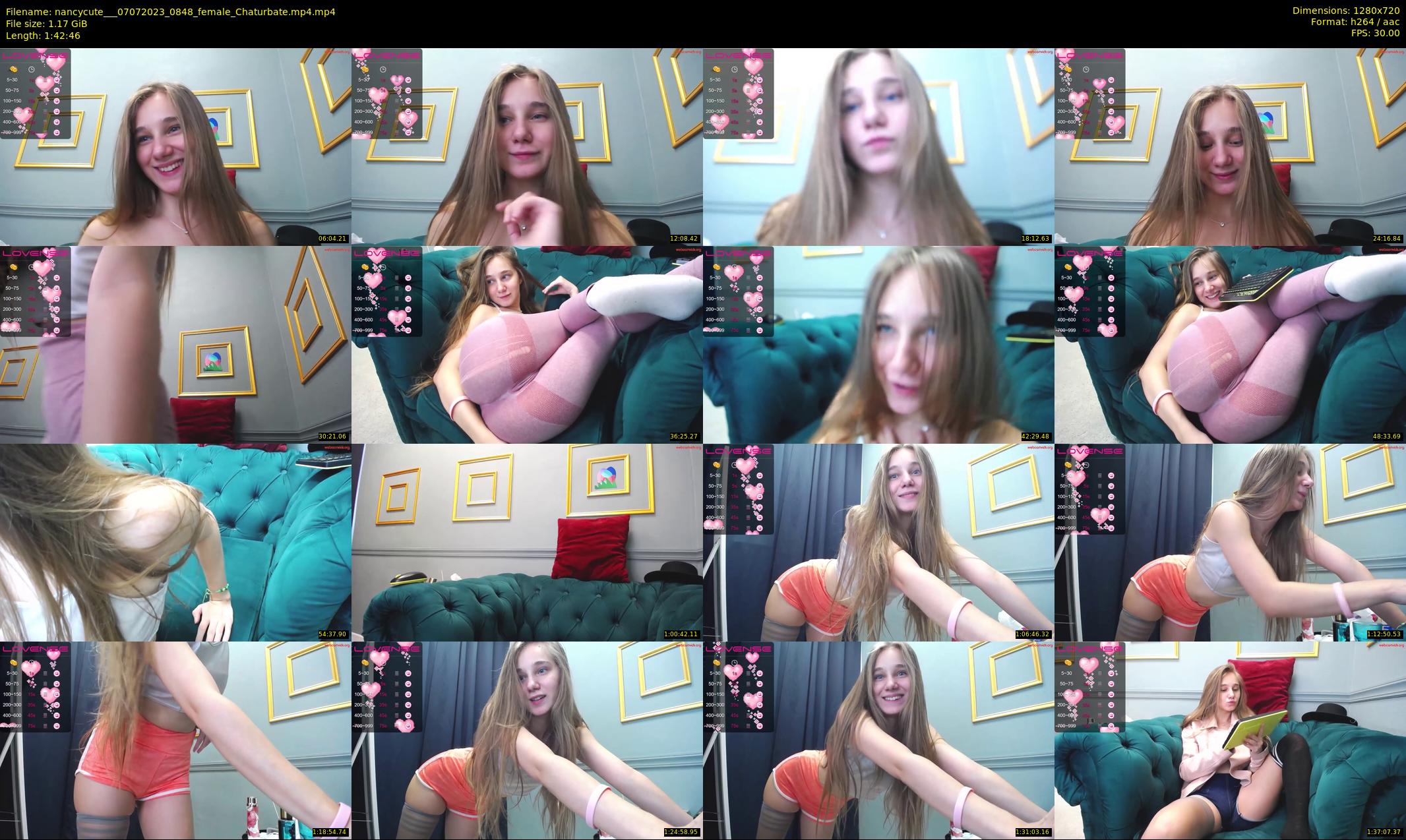 nancycute__ — 103 minute Chaturbate female cam show recording, 720p, Jul 7, 2023