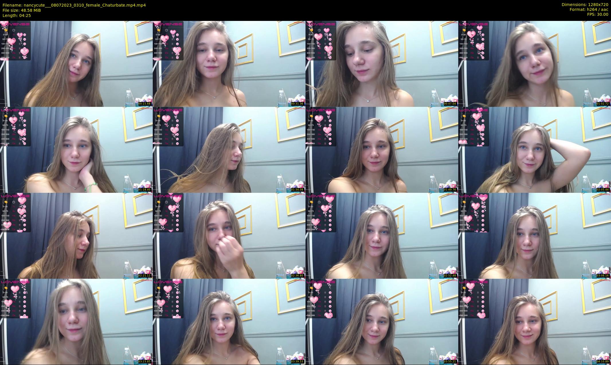 nancycute__ — 5 minute Chaturbate female cam show recording, 720p, Jul 8, 2023