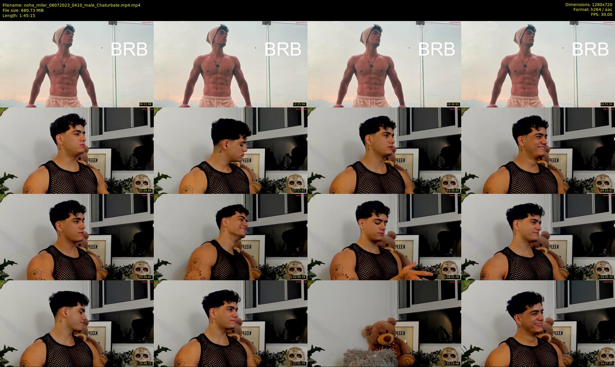 noha_miler — 106 minute Chaturbate male cam show recording, 720p, Jul 8, 2023