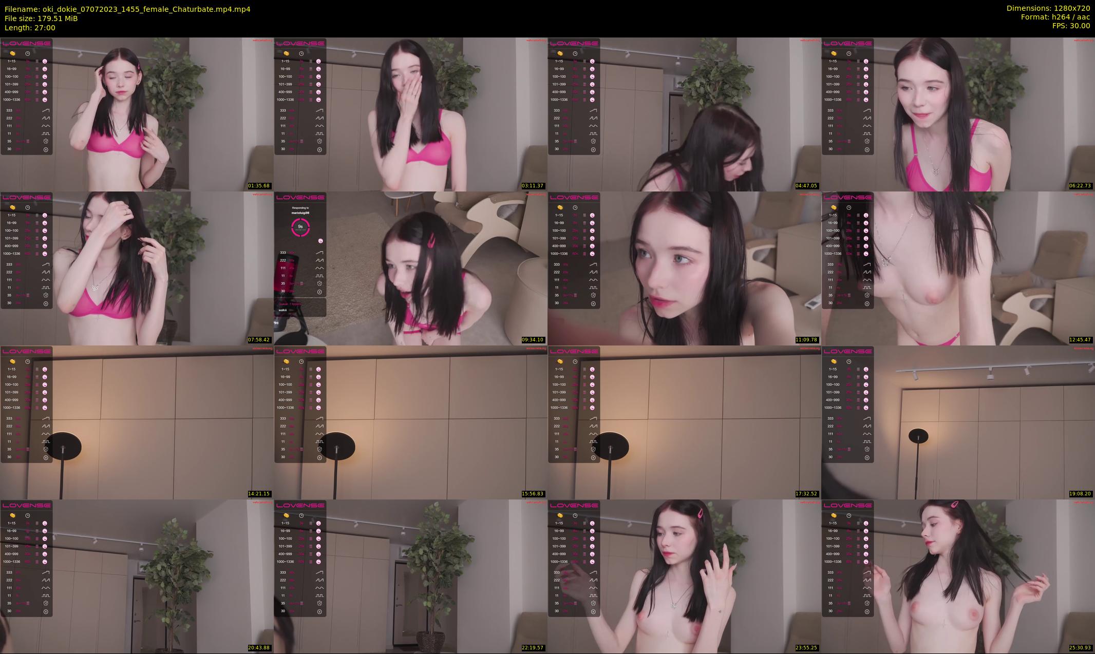 oki_dokie — 27 minute Chaturbate female cam show recording, 720p, Jul 7, 2023