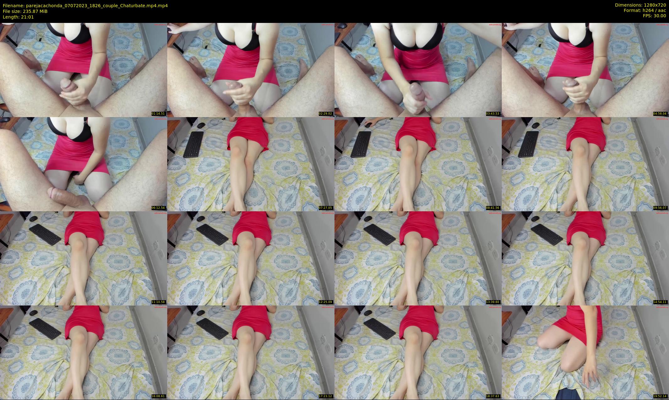 parejacachonda — 22 minute Chaturbate couple cam show recording, 720p, Jul 7, 2023