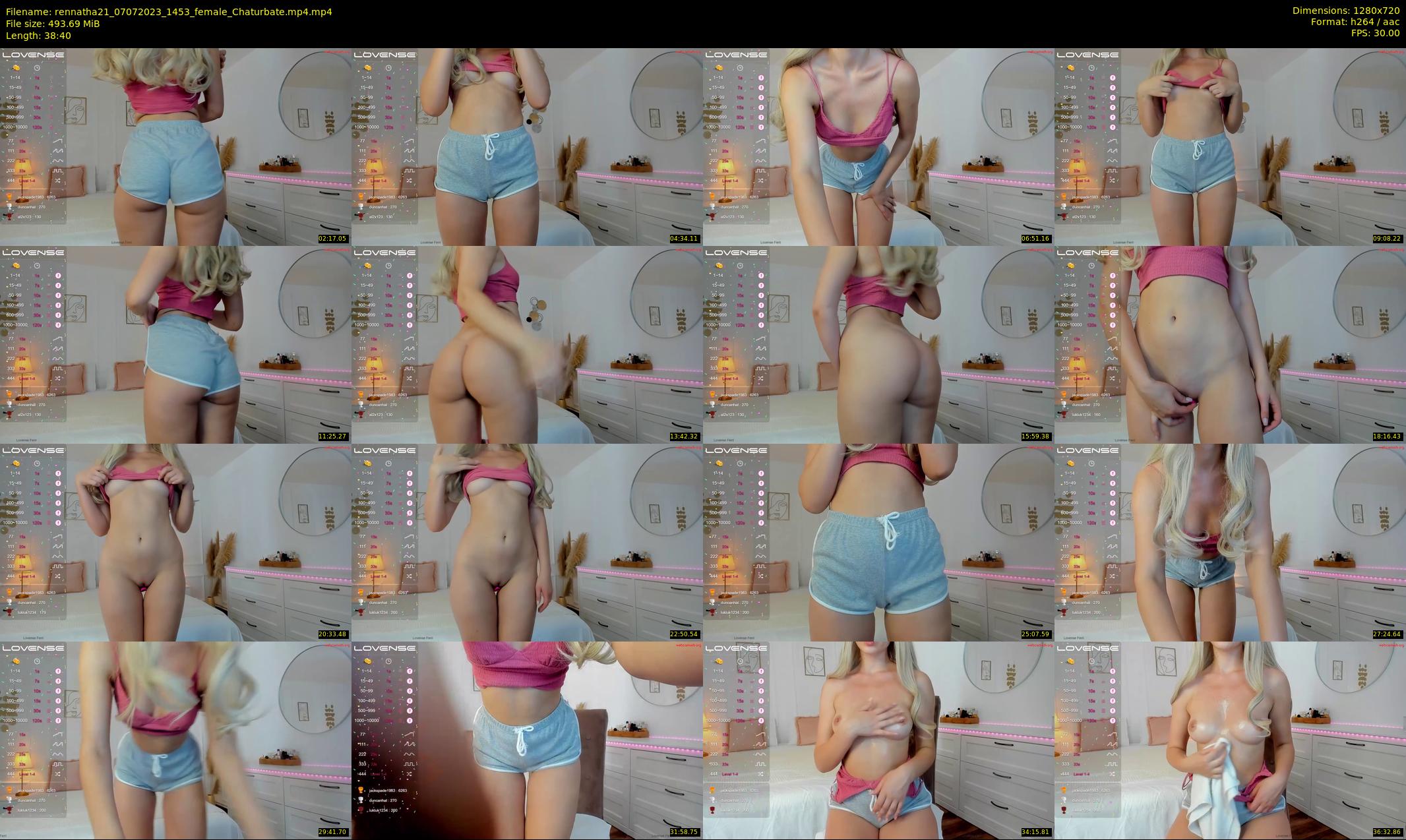 rennatha21 — 39 minute Chaturbate female cam show recording, 720p, Jul 7, 2023