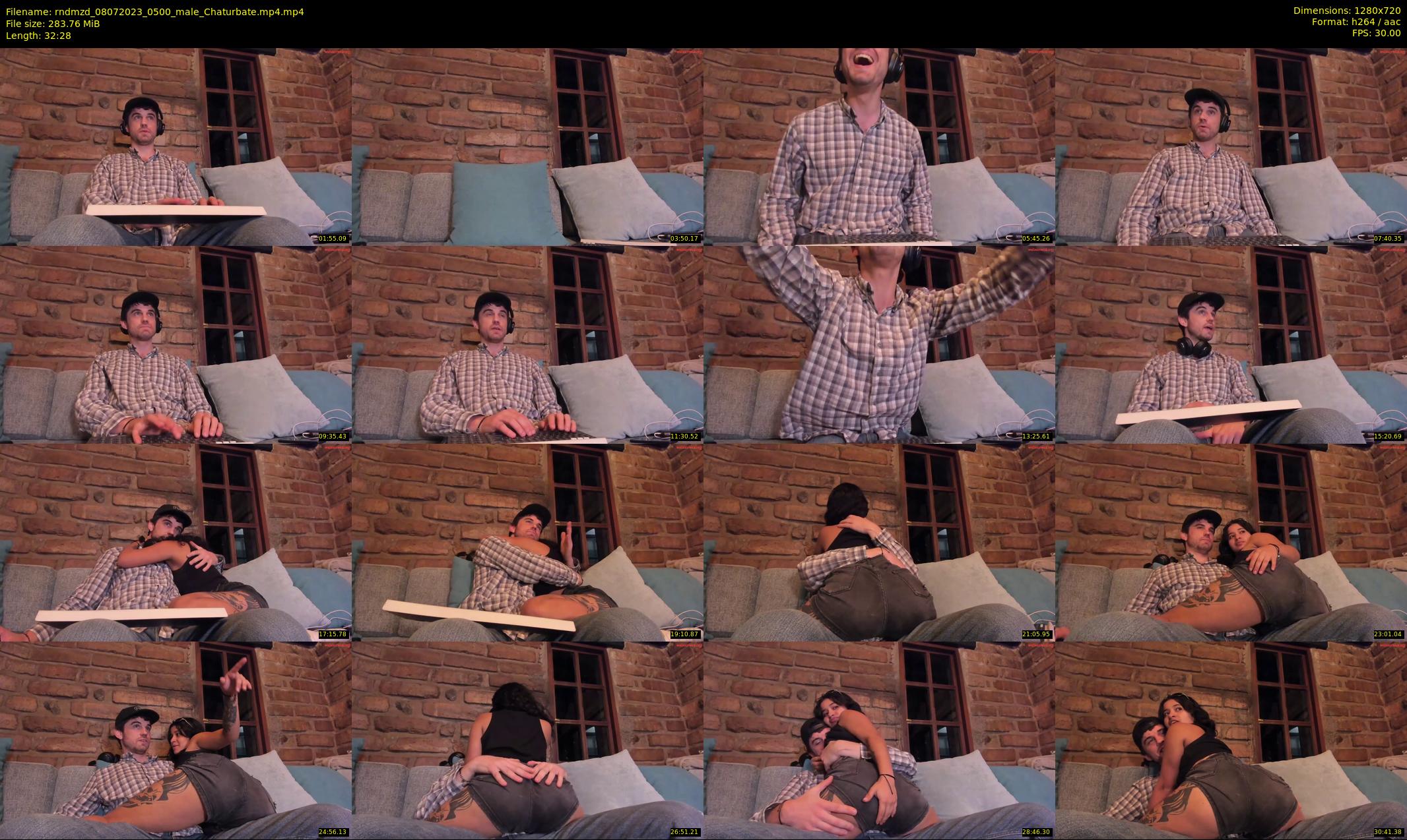 rndmzd — 33 minute Chaturbate male cam show recording, 720p, Jul 8, 2023