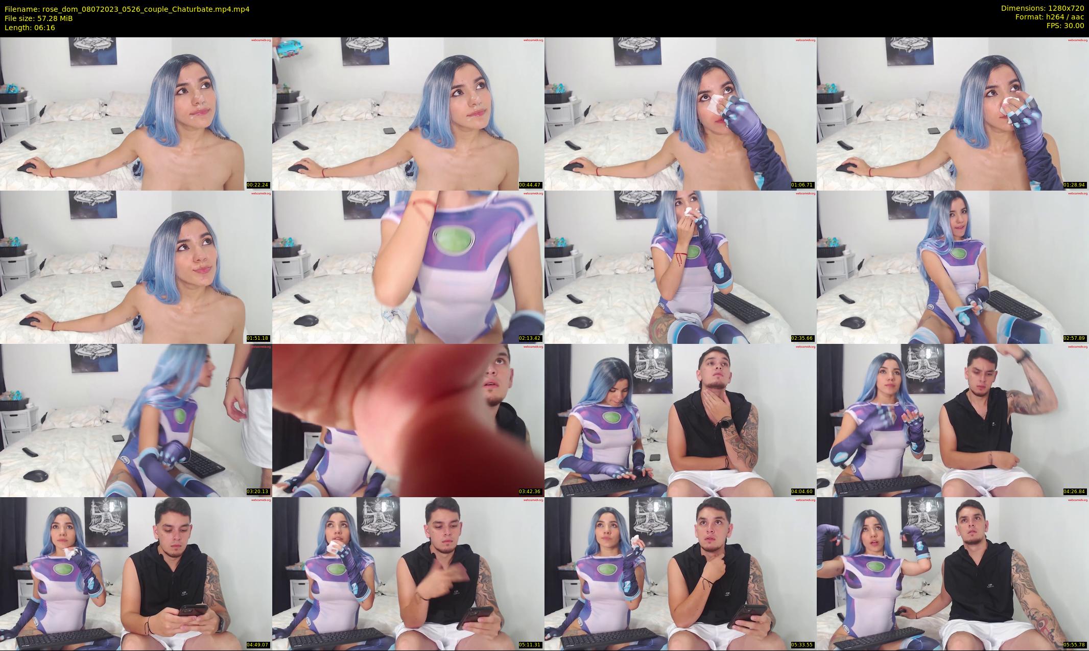 rose_dom — 7 minute Chaturbate couple cam show recording, 720p, Jul 8, 2023
