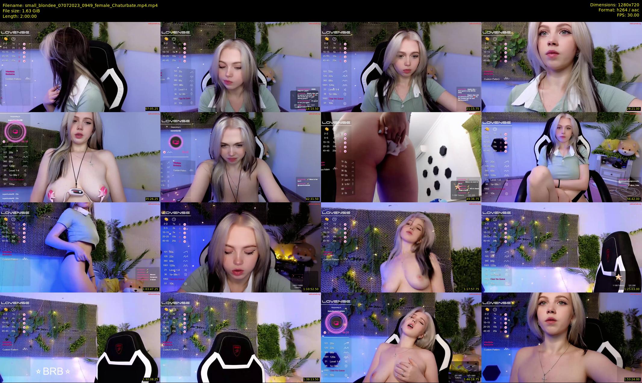small_blondee — 120 minute Chaturbate female cam show recording, 720p, Jul 7, 2023