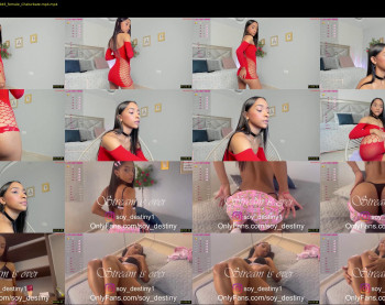 soy_destiny — 63 minute Chaturbate female cam show recording, 720p, Jul 7, 2023