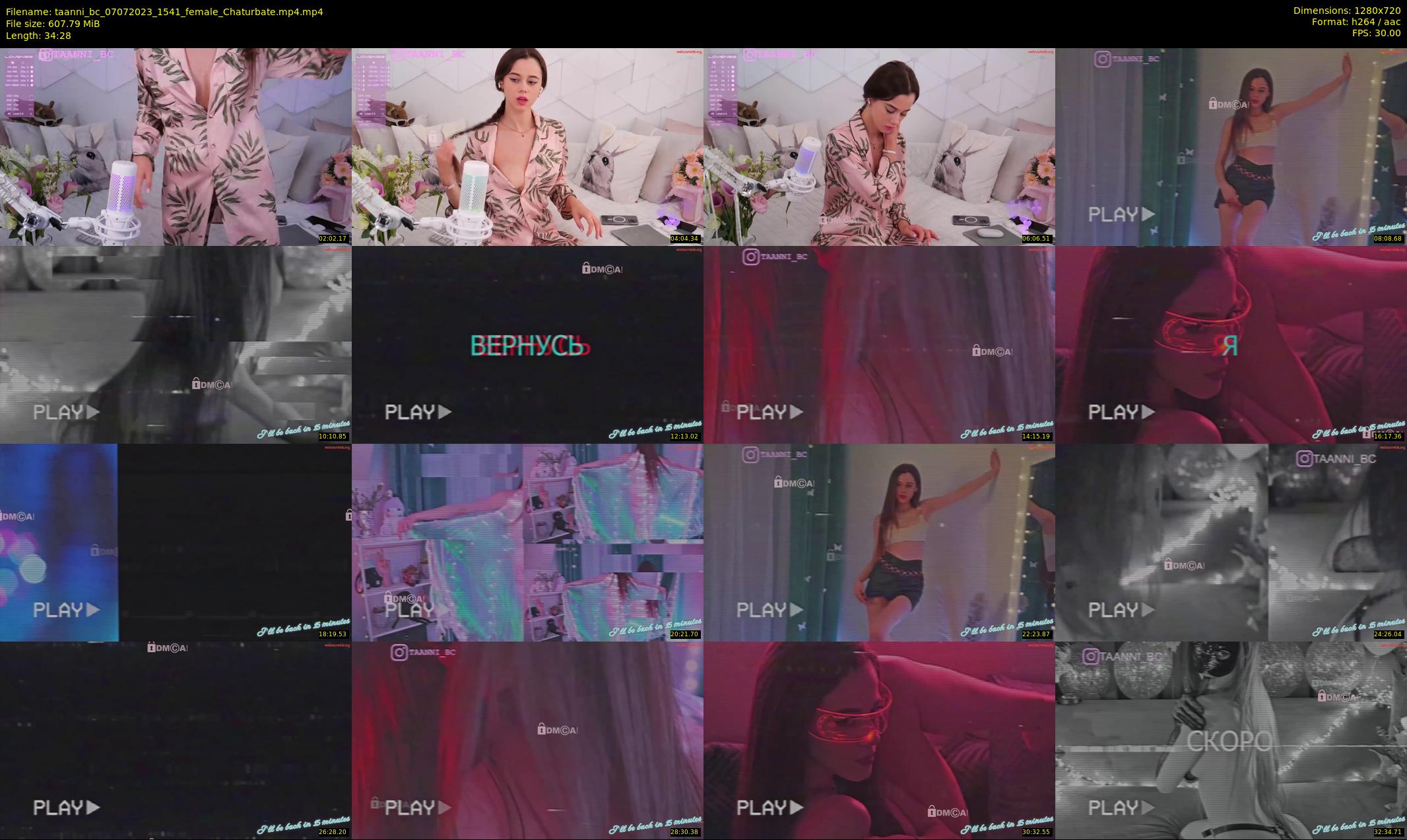 taanni_bc — 35 minute Chaturbate female cam show recording, 720p, Jul 7, 2023