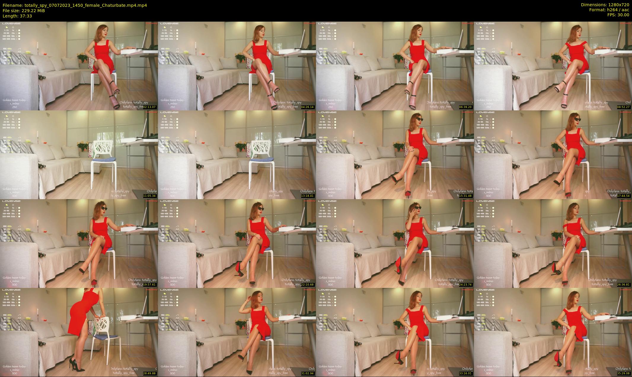 totally_spy — 38 minute Chaturbate female cam show recording, 720p, Jul 7, 2023